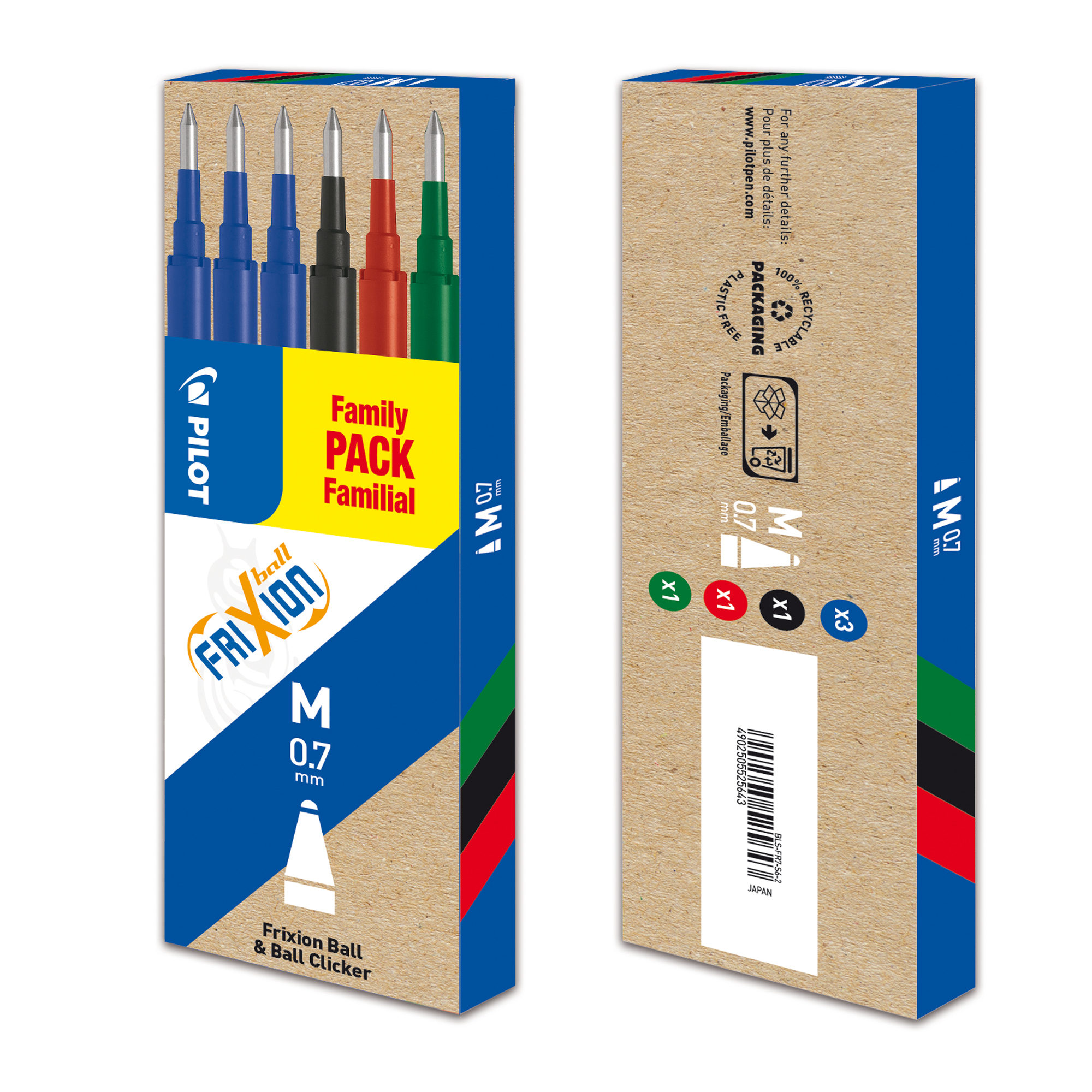 Refill a sfera Frixionball - punta 0,7mm - …