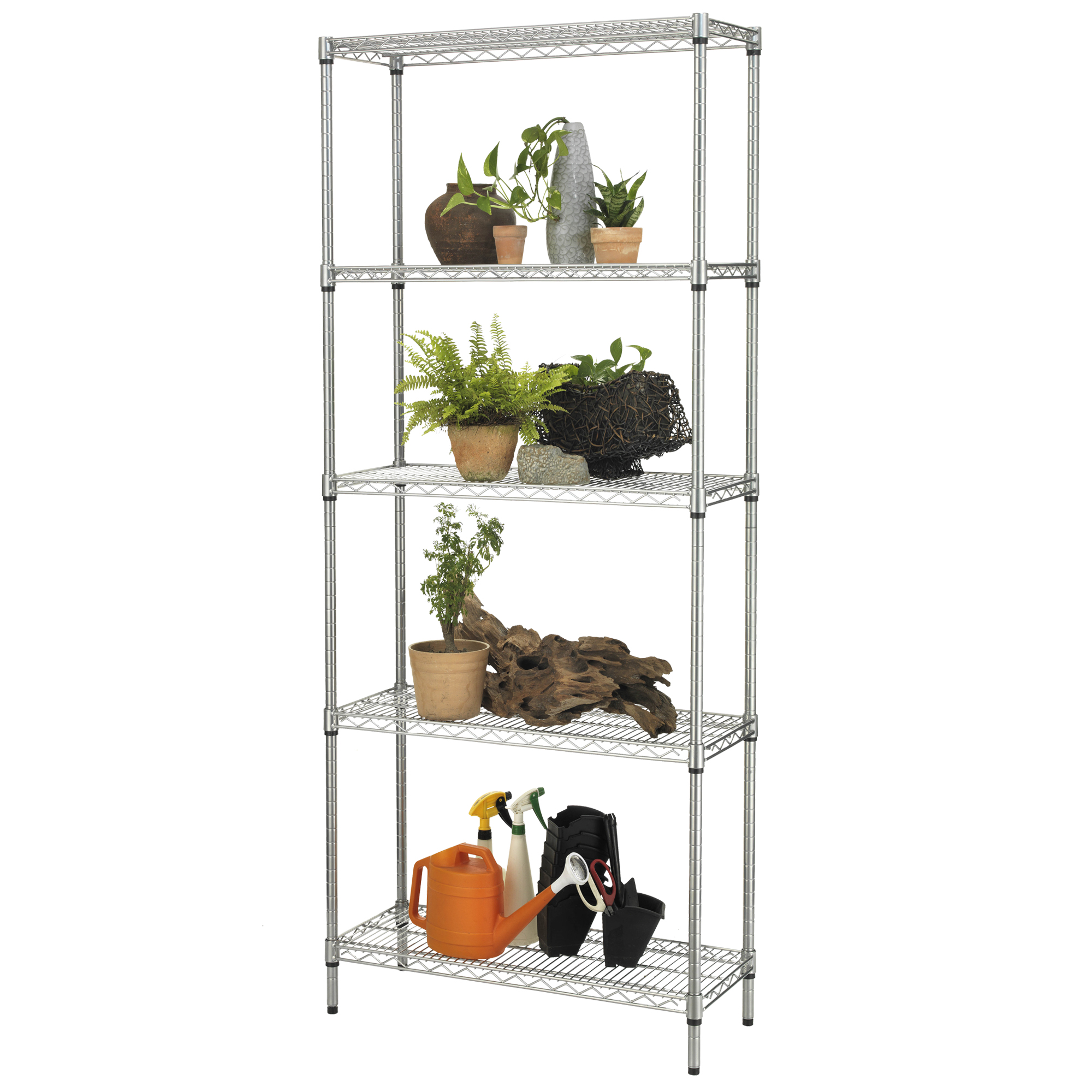Kit scaffale Archimede Outdoor - 5 ripiani - …