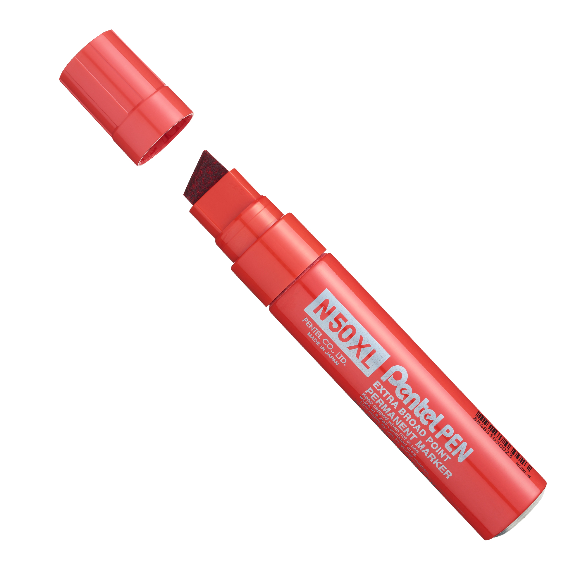 Pentel PEN N50 XL - Marcatore - permanente - rosso - ultra spesso