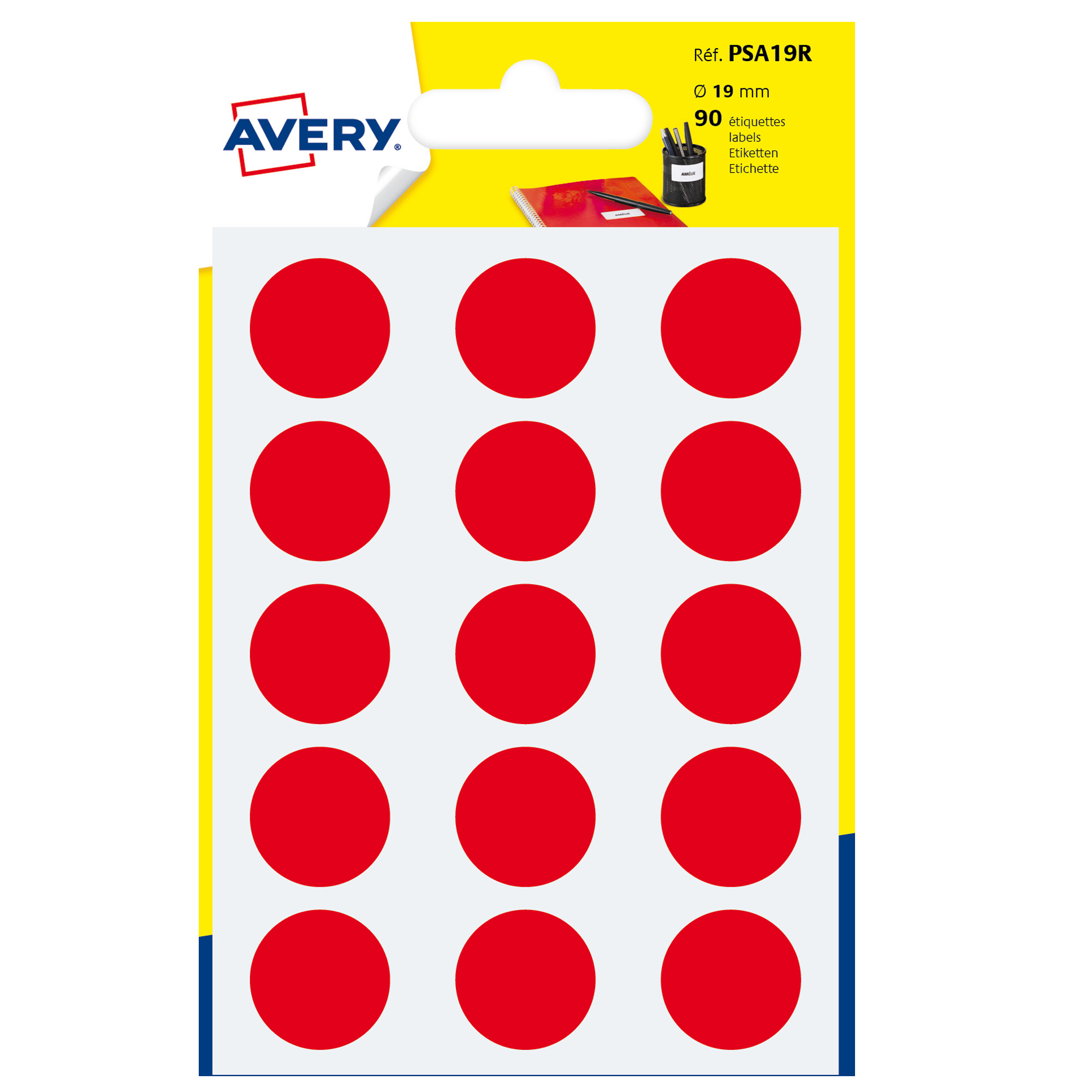 Etichette adesive tonde PSA - in carta - …