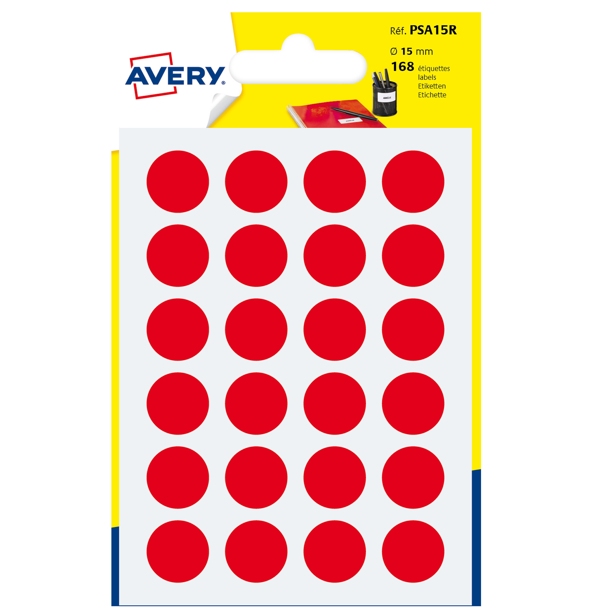 Etichette adesive tonde PSA - in carta - …
