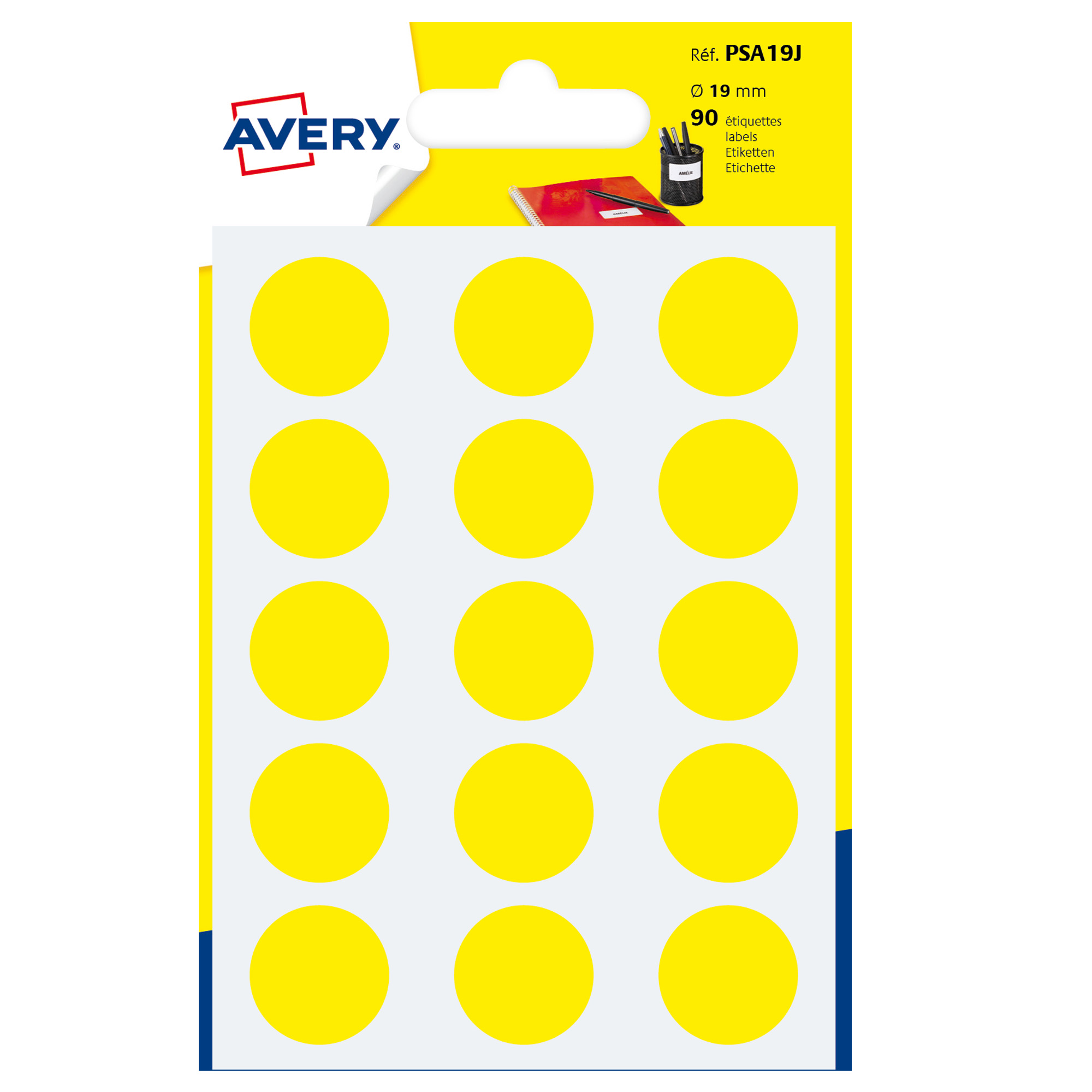 Etichette adesive tonde PSA - in carta - …