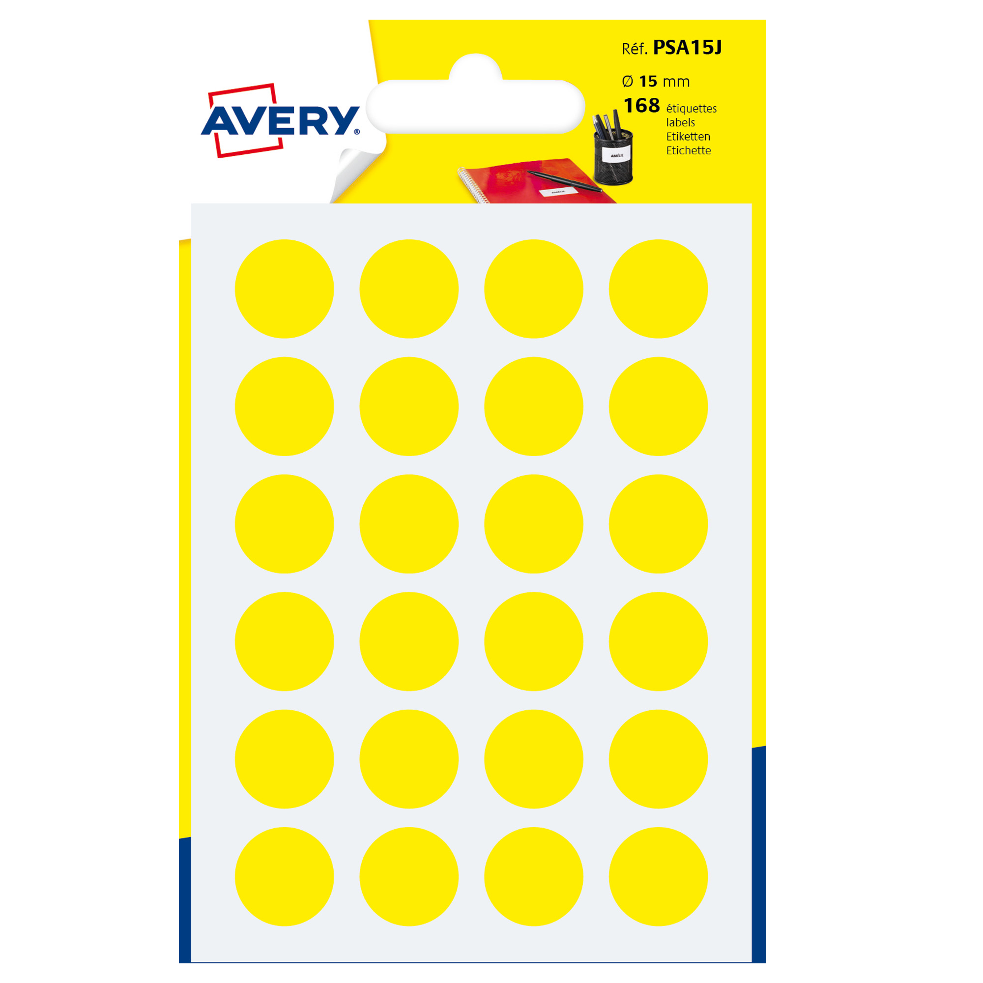 Etichette adesive tonde PSA - in carta - …