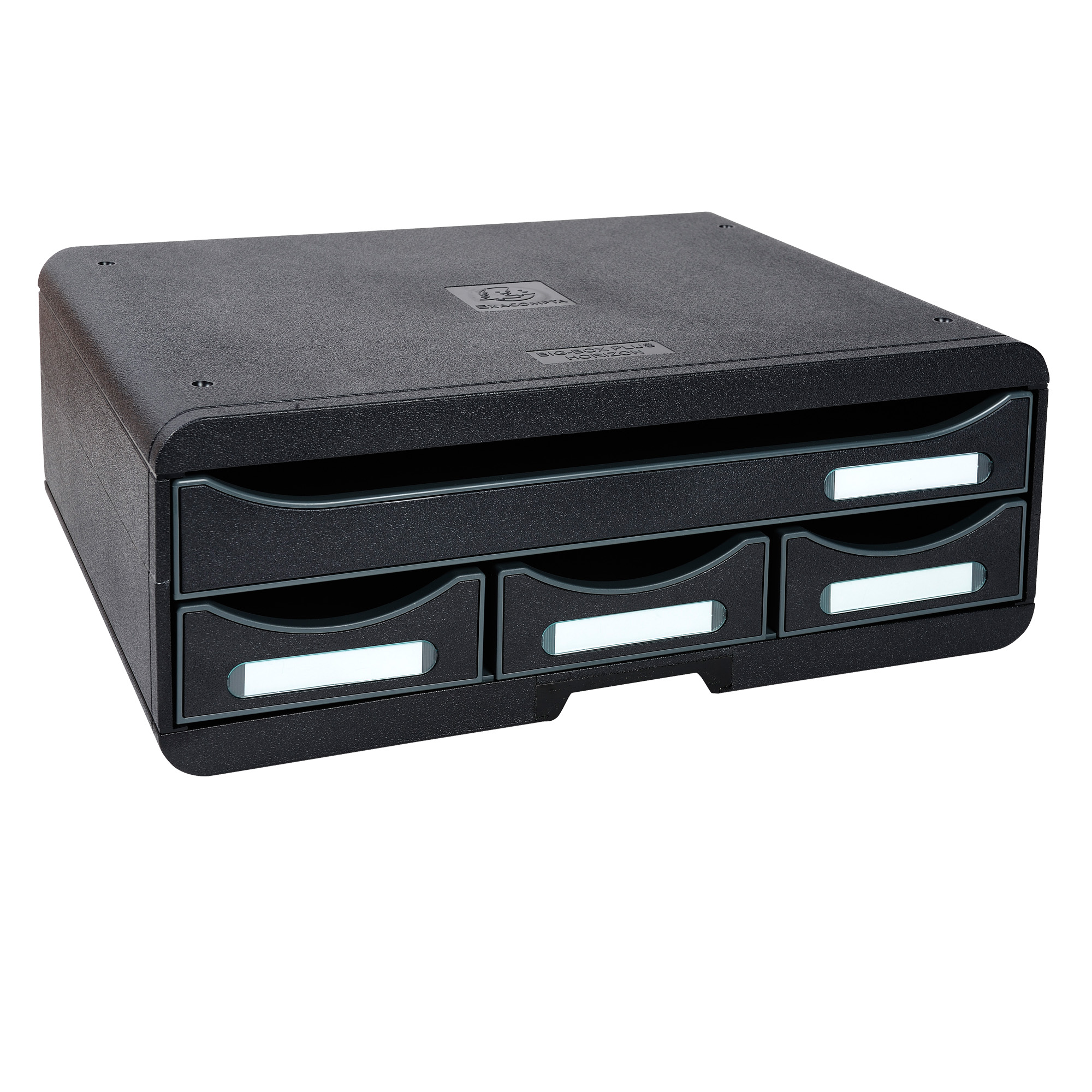 Exacompta Ecoblack MINI A4+ - Cassettiera - 4 cassetti - nero