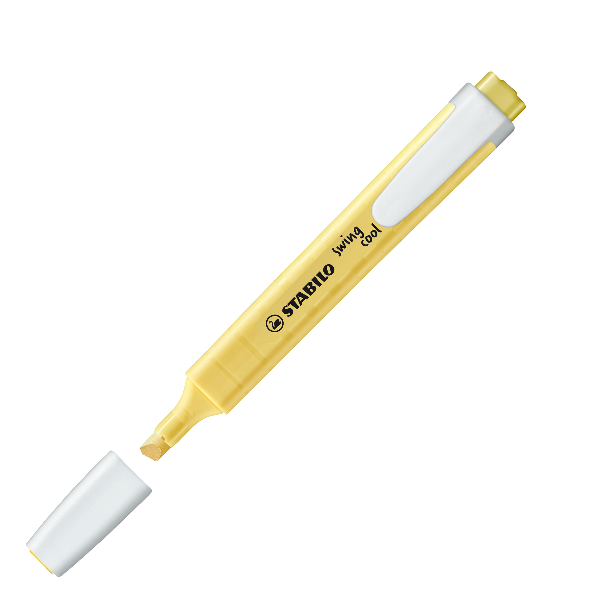STABILO swing cool Pastel Edition - Evidenziatore - giallo lattiginoso - inchiostro base acqua - 1-4 mm