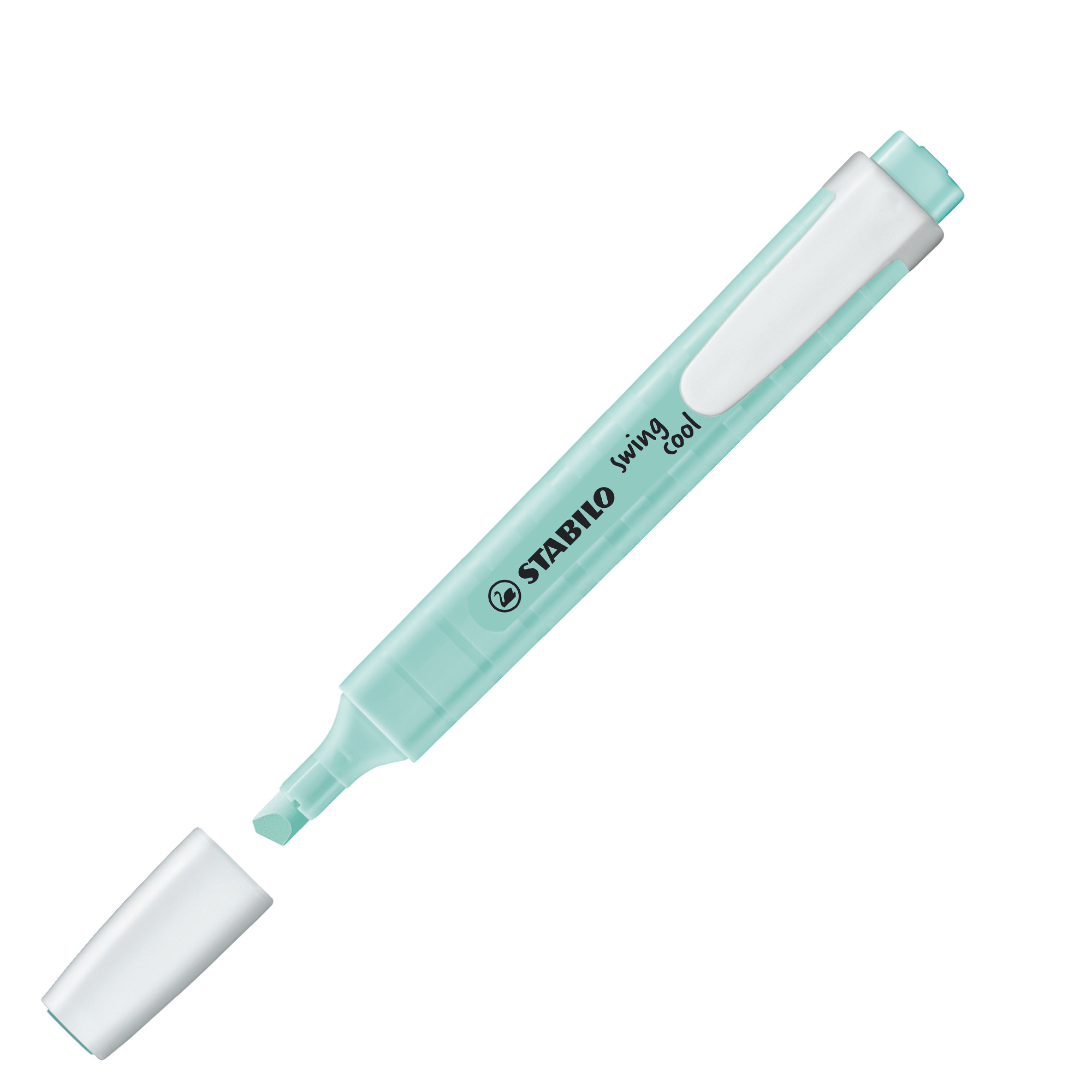 STABILO swing cool Pastel Edition - Evidenziatore - turchese delicato - inchiostro base acqua - 1-4 mm