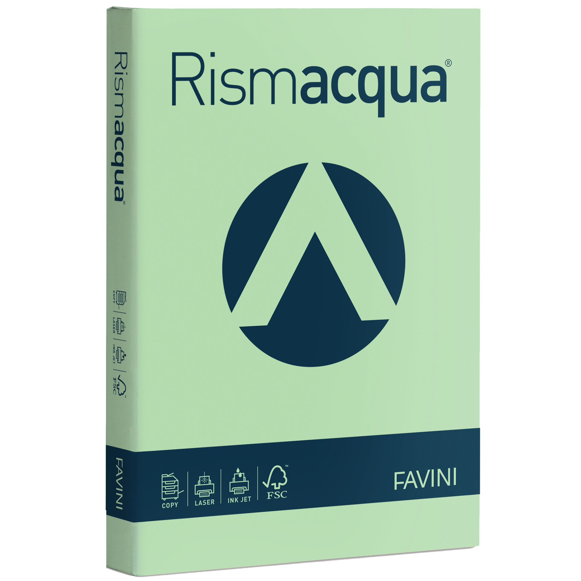 FAVINI HOME-OFFICE PROFESSIONAL Rismacqua - Verde chiaro - A4 (210 x 297 mm) - 90 g/m² - 300 fogli carta comune