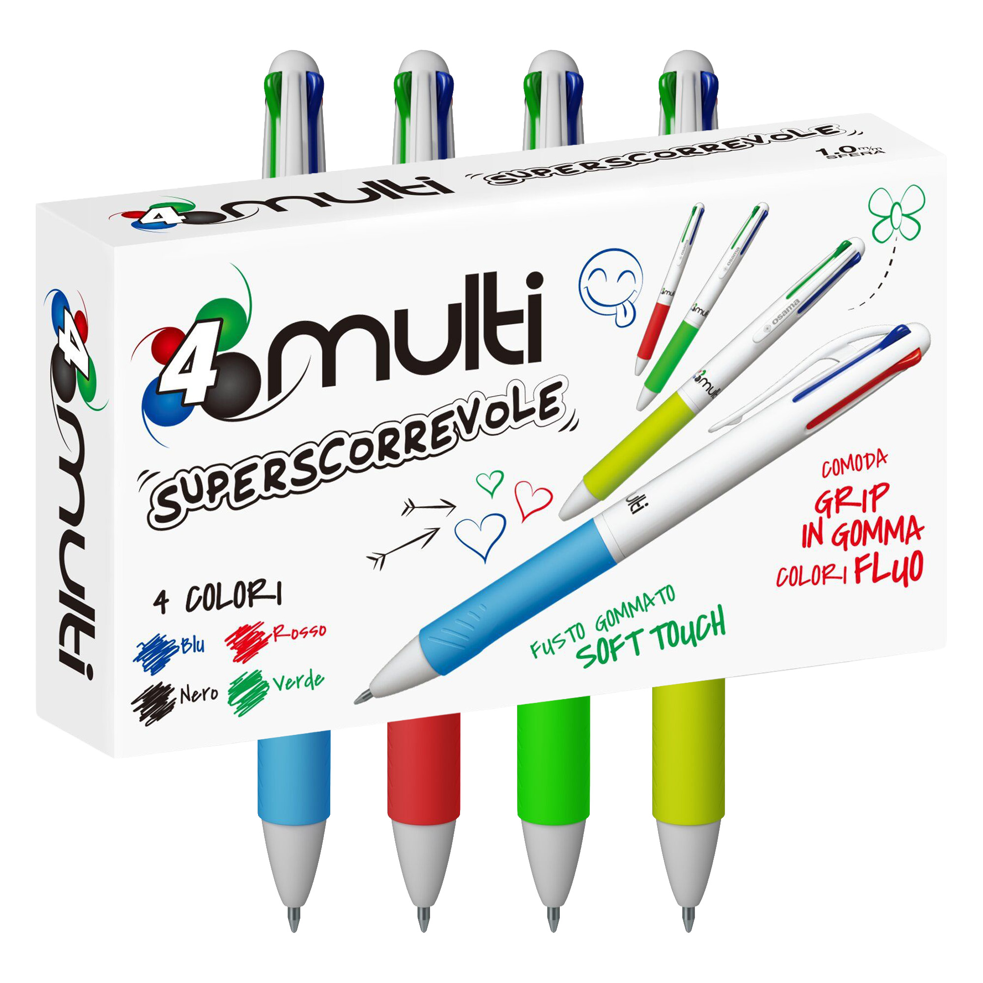 Penna a sfera 4 Multi - punta 1,00 …