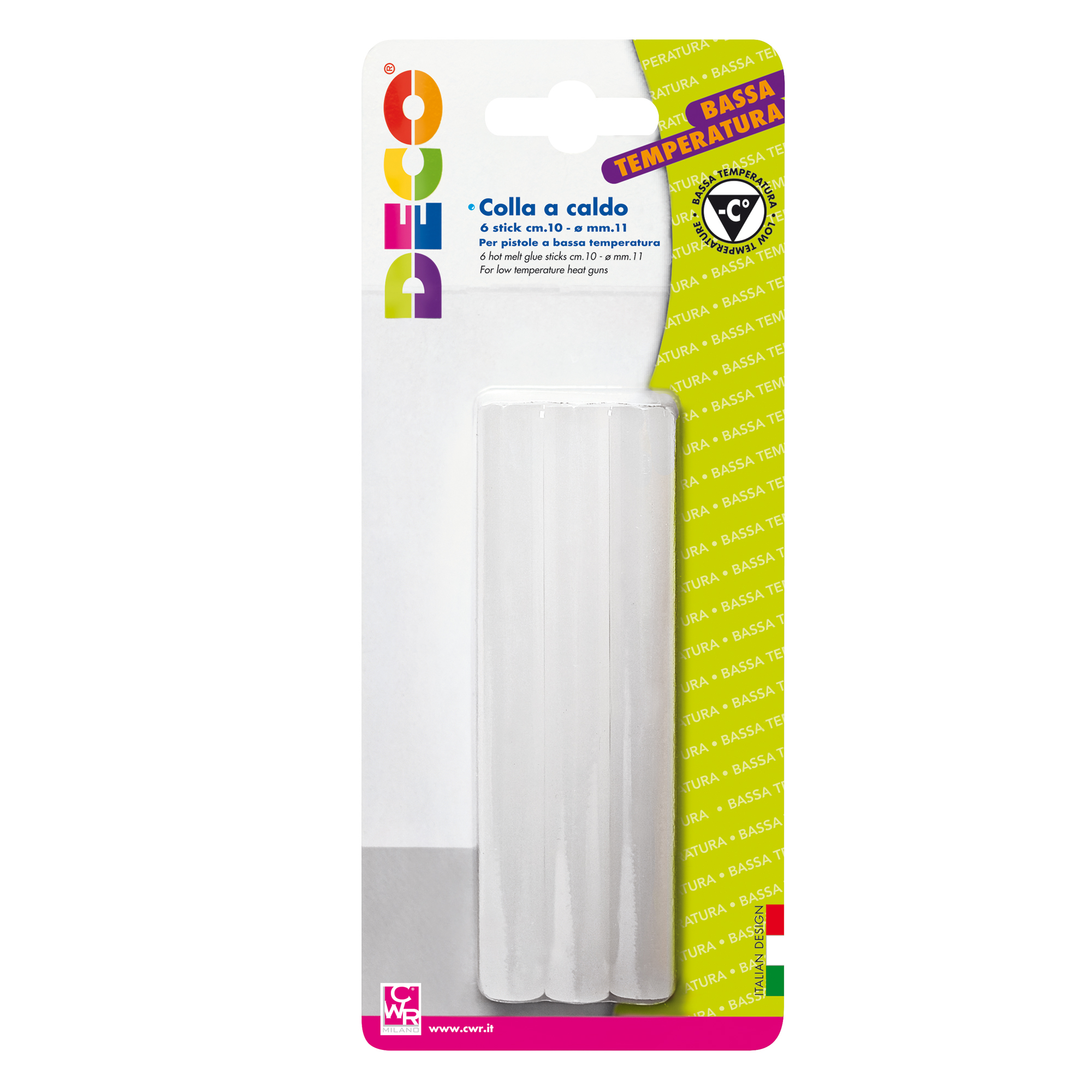 Stick per pistola colla a caldo- 11mmx10cm - …