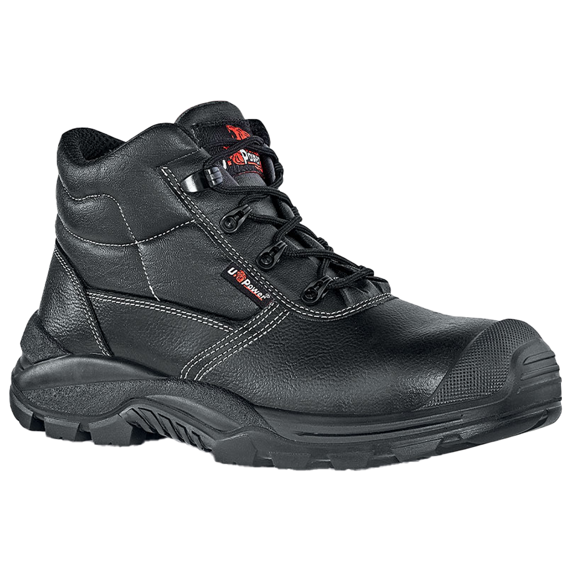 Calzatura di sicurezza Texas UK S3 SRC Rock&roll - pelle grana mina idrorepellente - numero 39 - nero - U-Power