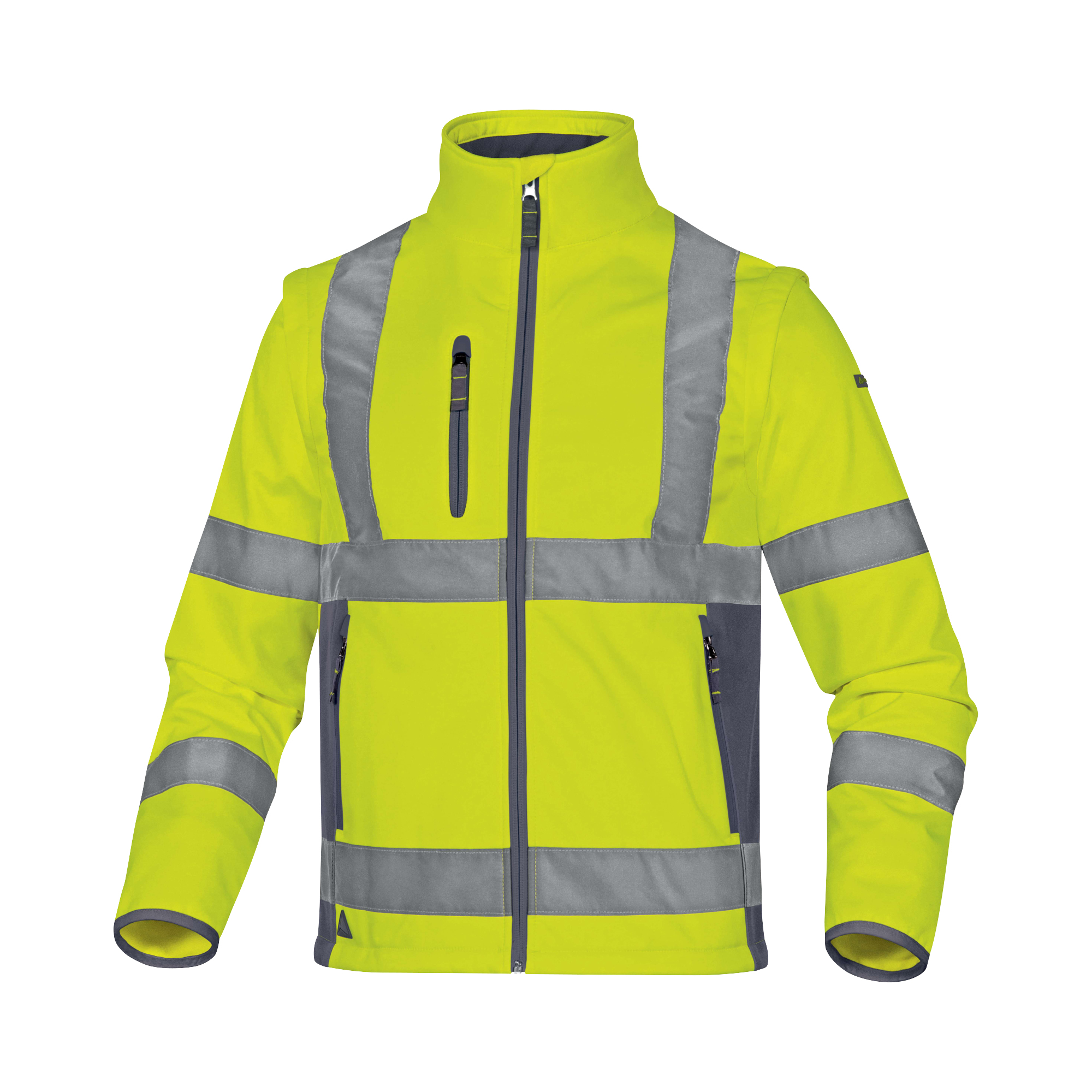 Giacca Softshell Moonlight 2 alta visibilità - poliestere - taglia XXL - giallo fluo - Deltaplus