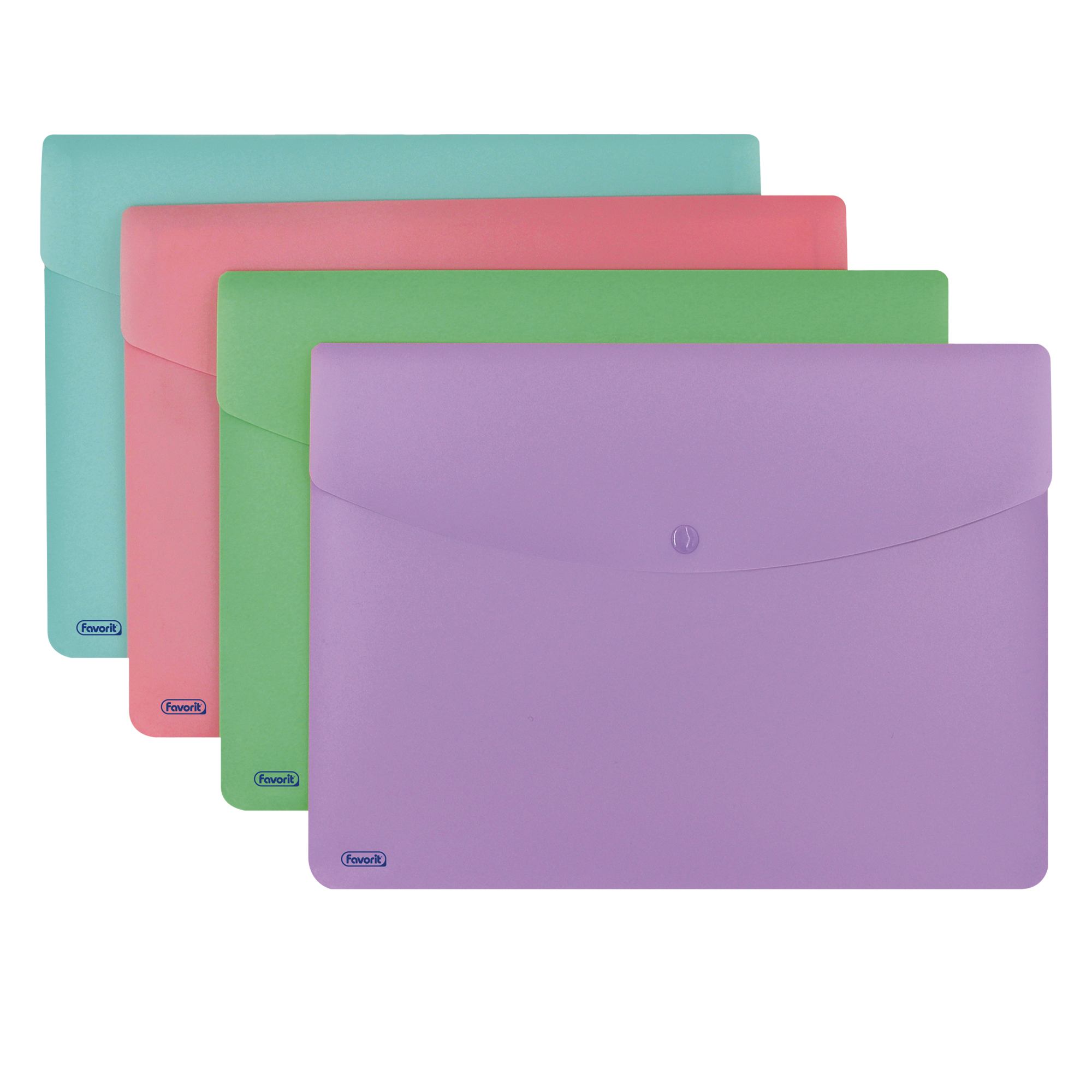 Favorit - Cartelletta portadocumenti - per A4 - disponibile in colori assortiti
