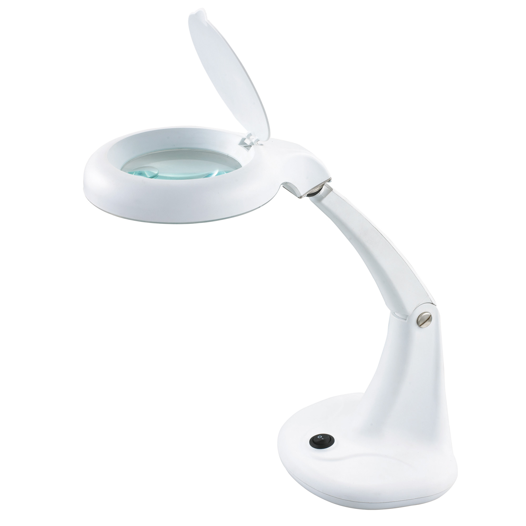 Unilux Mini Zoom - Lampada da tavolo per ingrandimento - LED - ingrandimento: 1.75x - diottria: 3 - 5 W - bianco