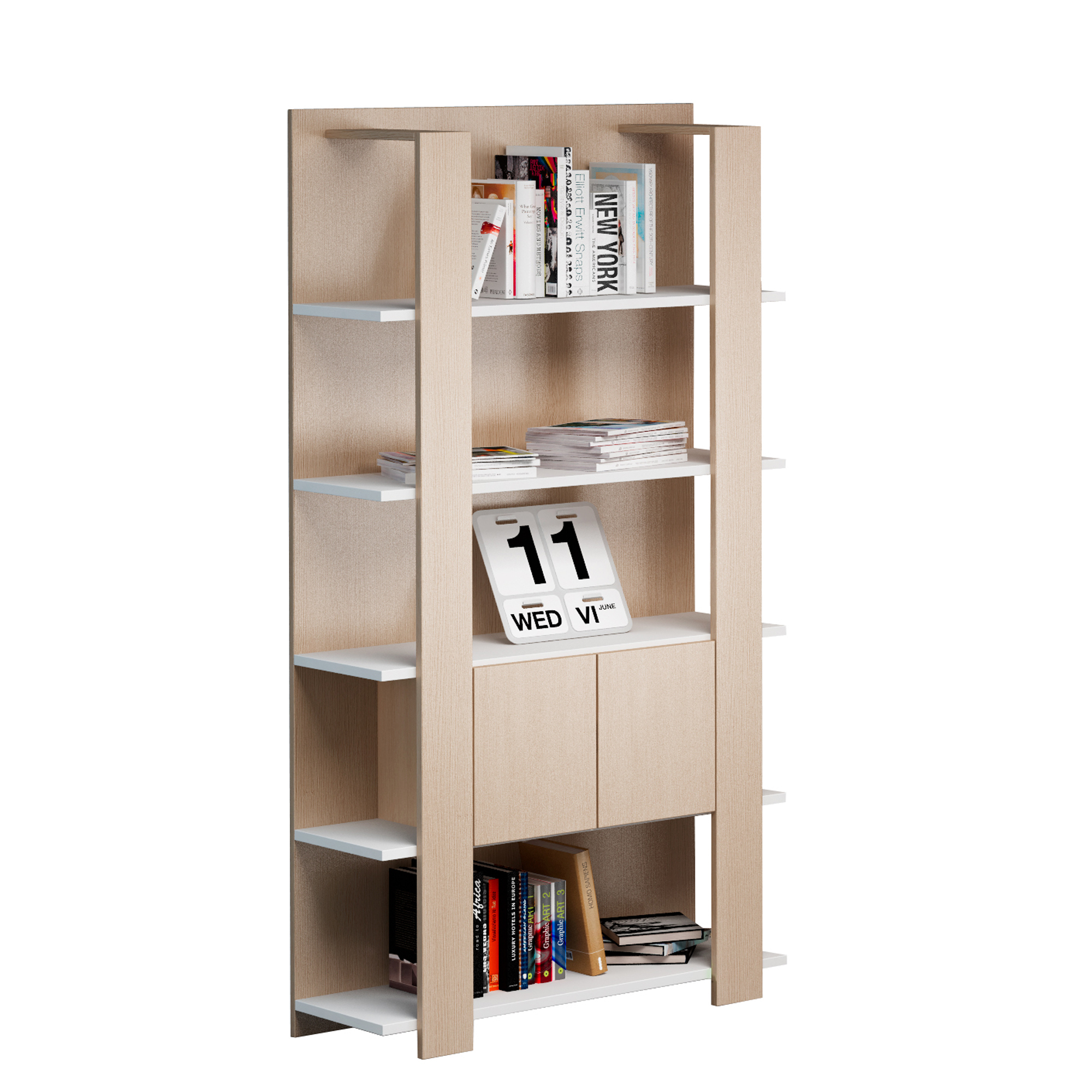 Libreria alta Concept - 5 ripiani - 100 …