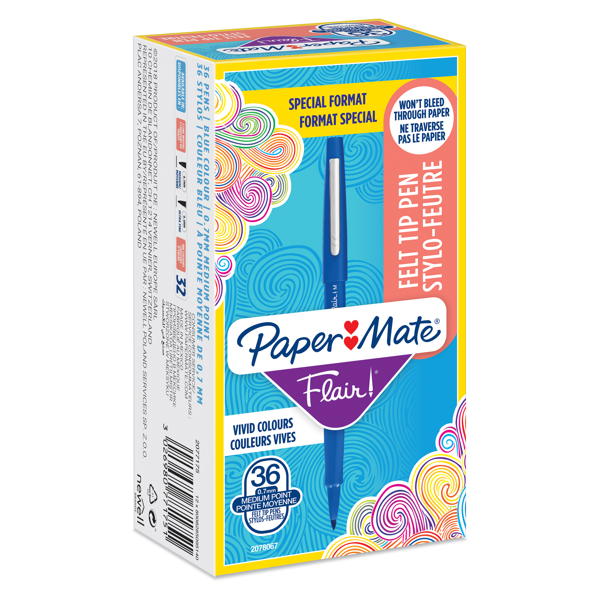 Pennarello Flair Nylon - punta feltro - 1,10mm …
