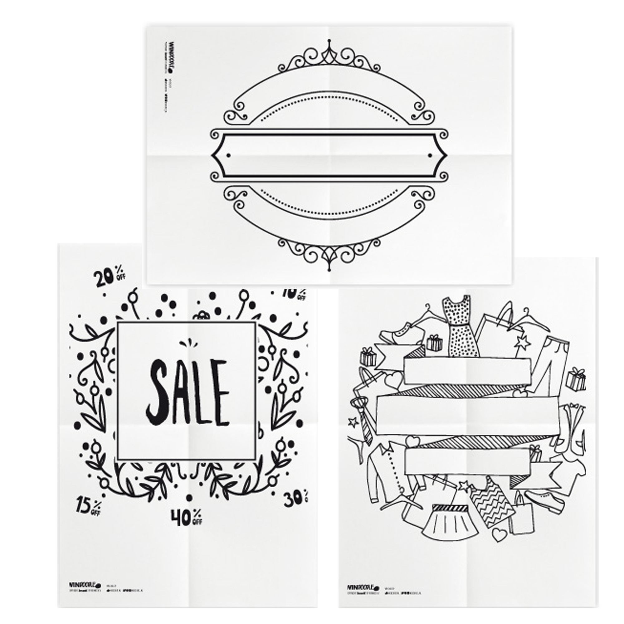 Stencil - foglio A2 - 'SCONTI' - Securit …