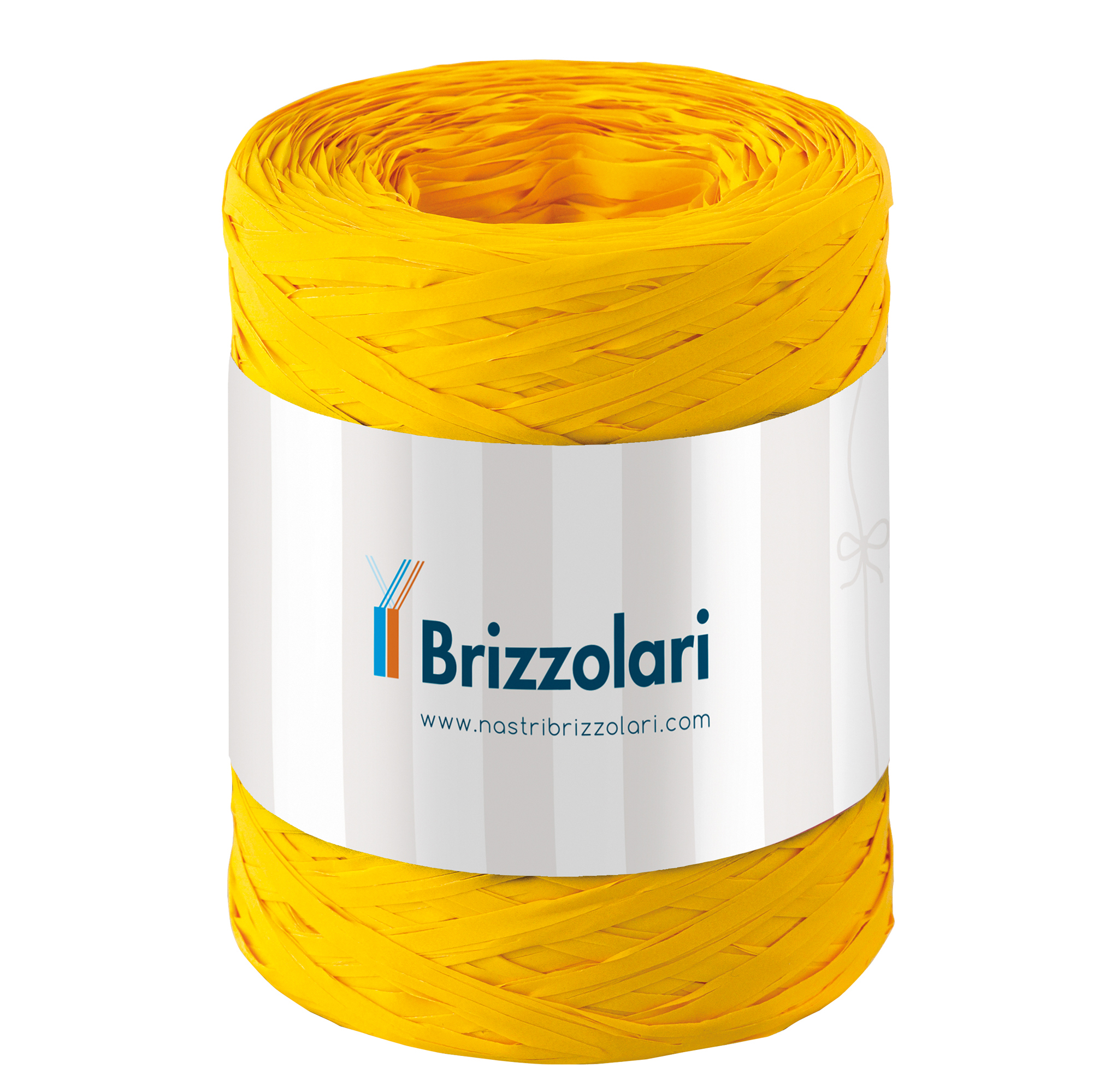 Nastro Rafia sintetica - giallo 02 - 5mmx200mt …