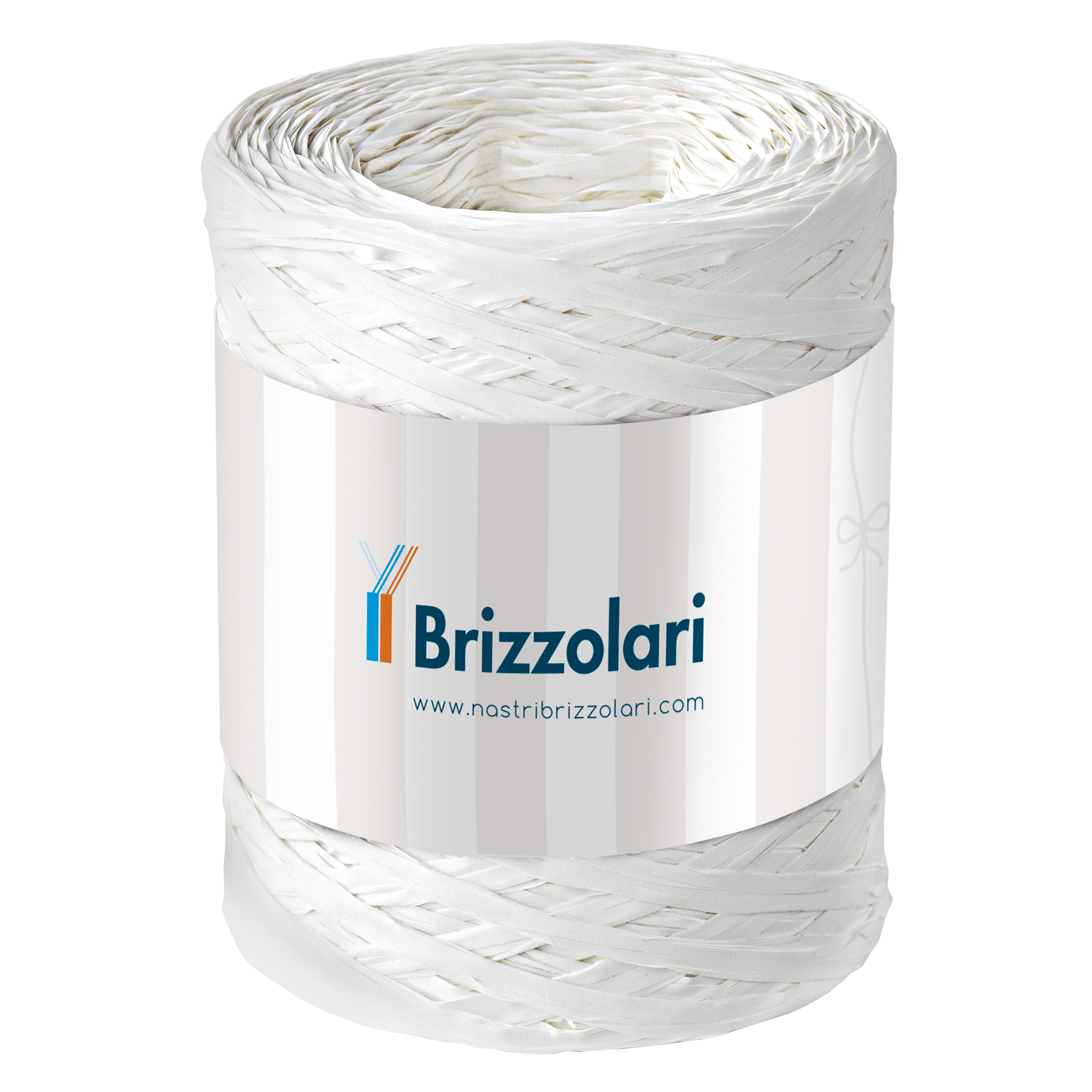 Nastro Rafia sintetica - bianco 01 - 5mmx200mt …