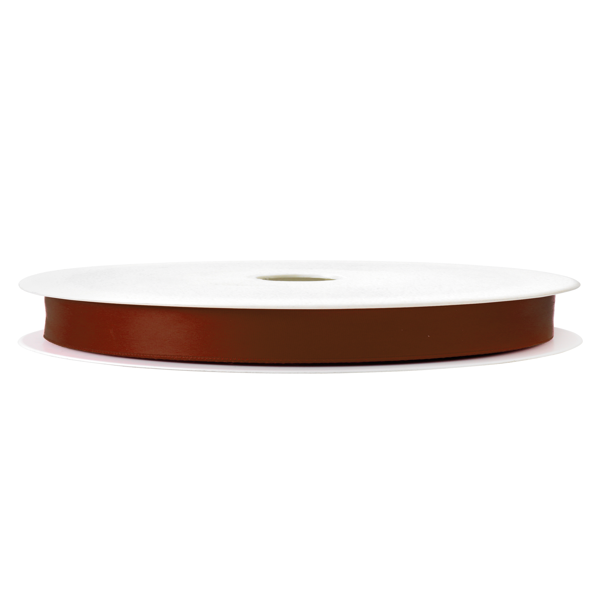 Nastro doppio raso - 10mmx25mt - marrone 57 …