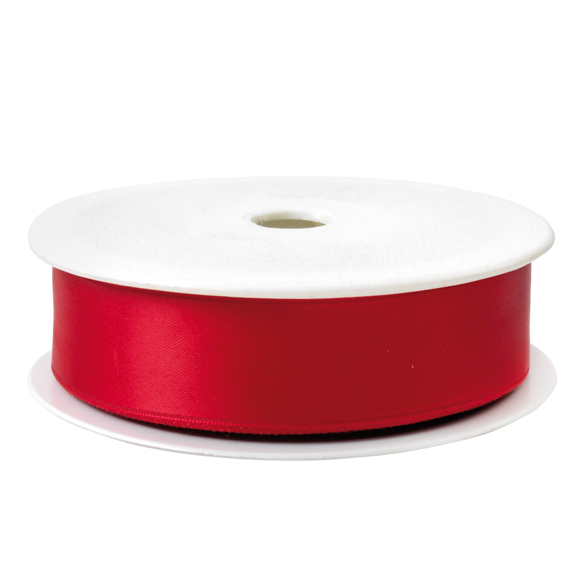 Nastro doppio raso - 25mmx25mt - rosso 35 …