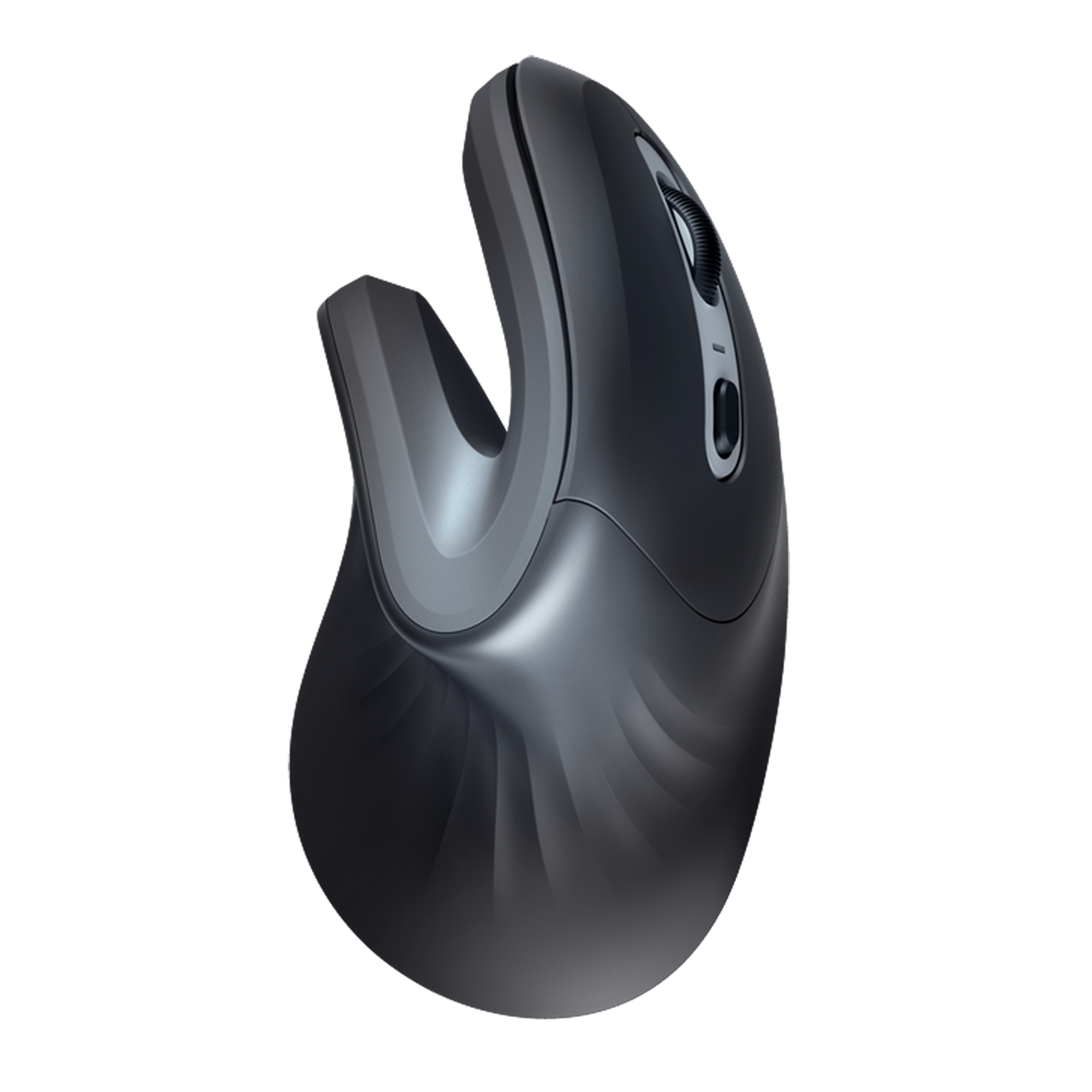 Trust Verro - Mouse verticale - ergonomico - per destrorsi - ottica - 6 pulsanti - senza fili - 2.4 GHz - ricevitore wireless USB