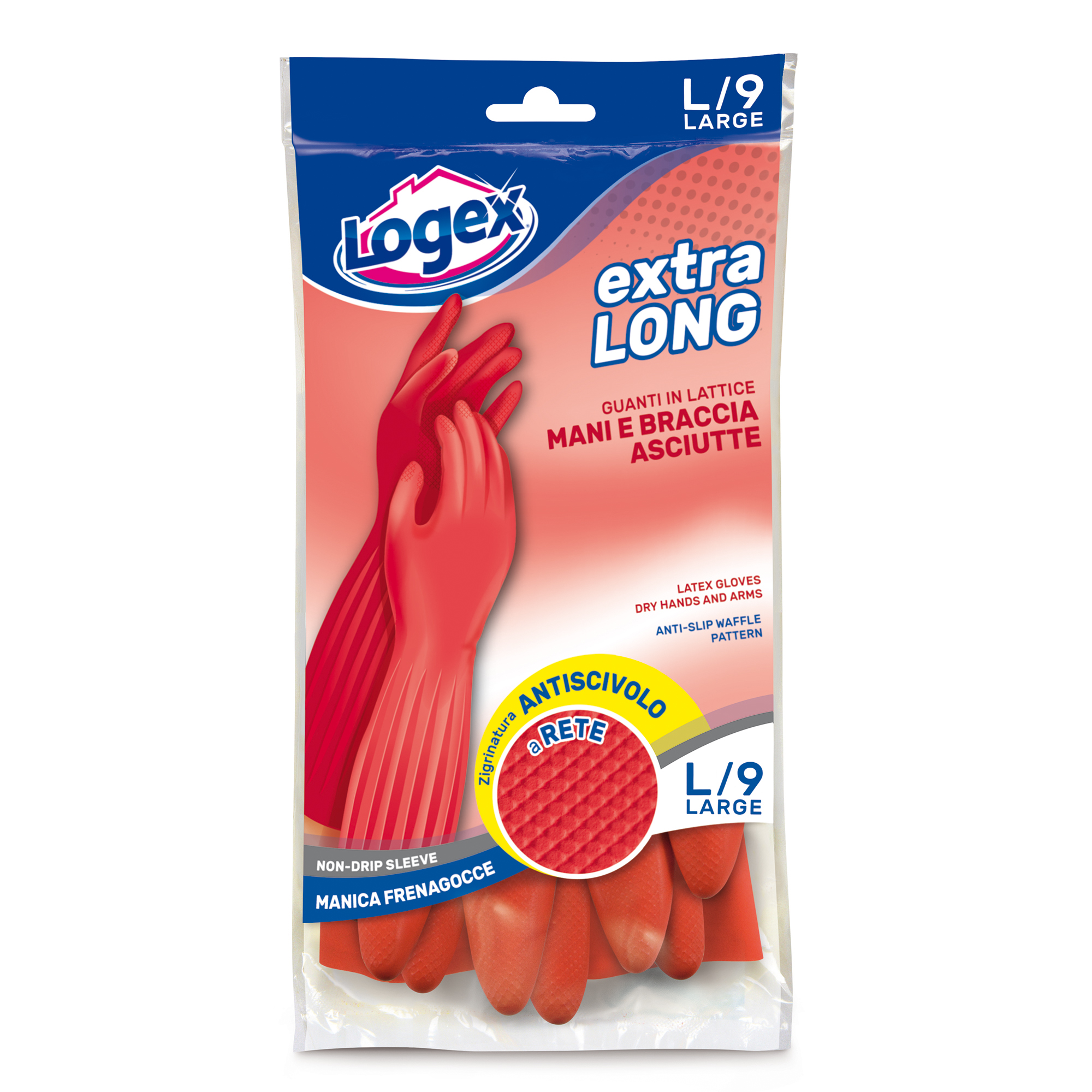 Guanti in lattice Extralong - taglia L - …