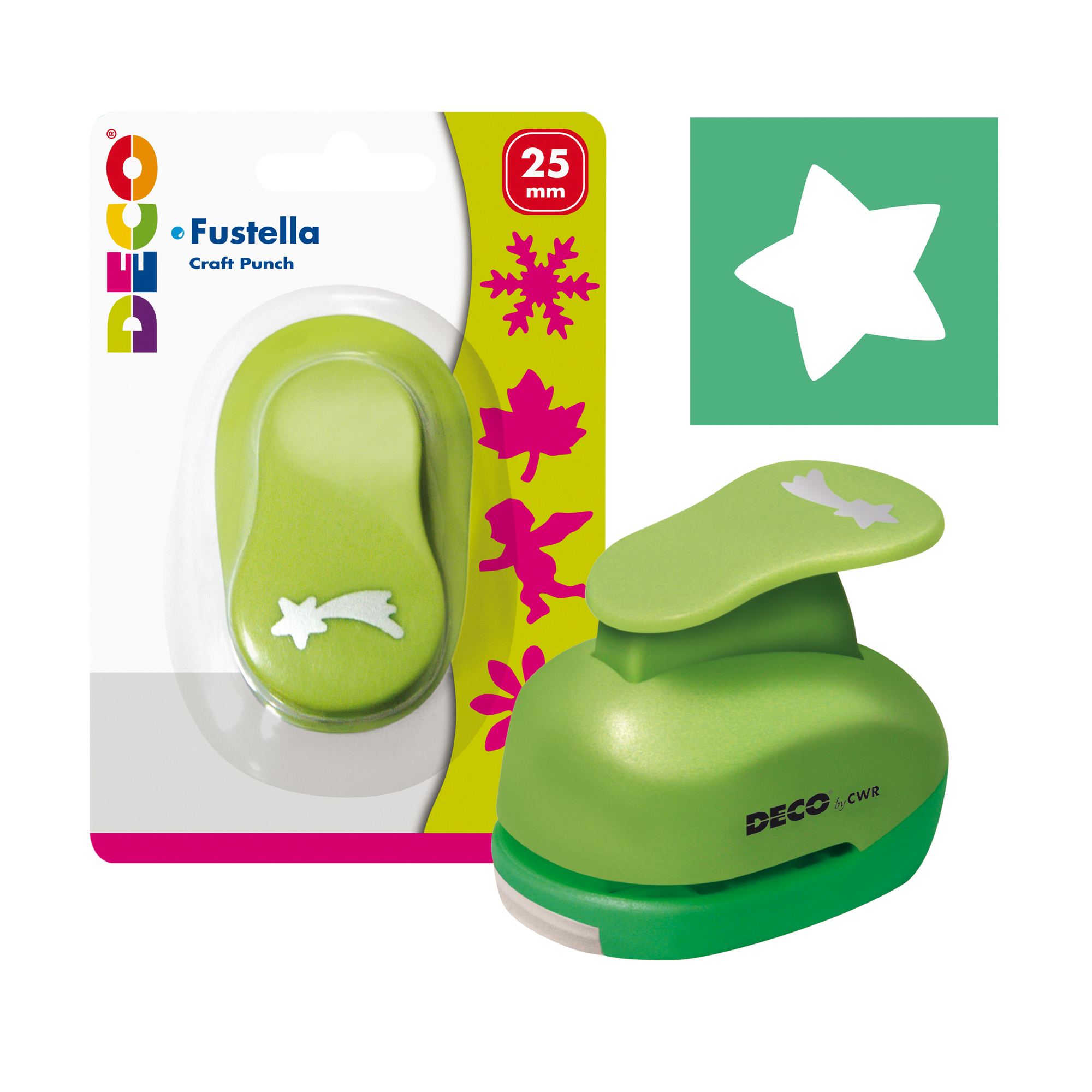 Fustella - motivo stella - dim. sagoma 25 …