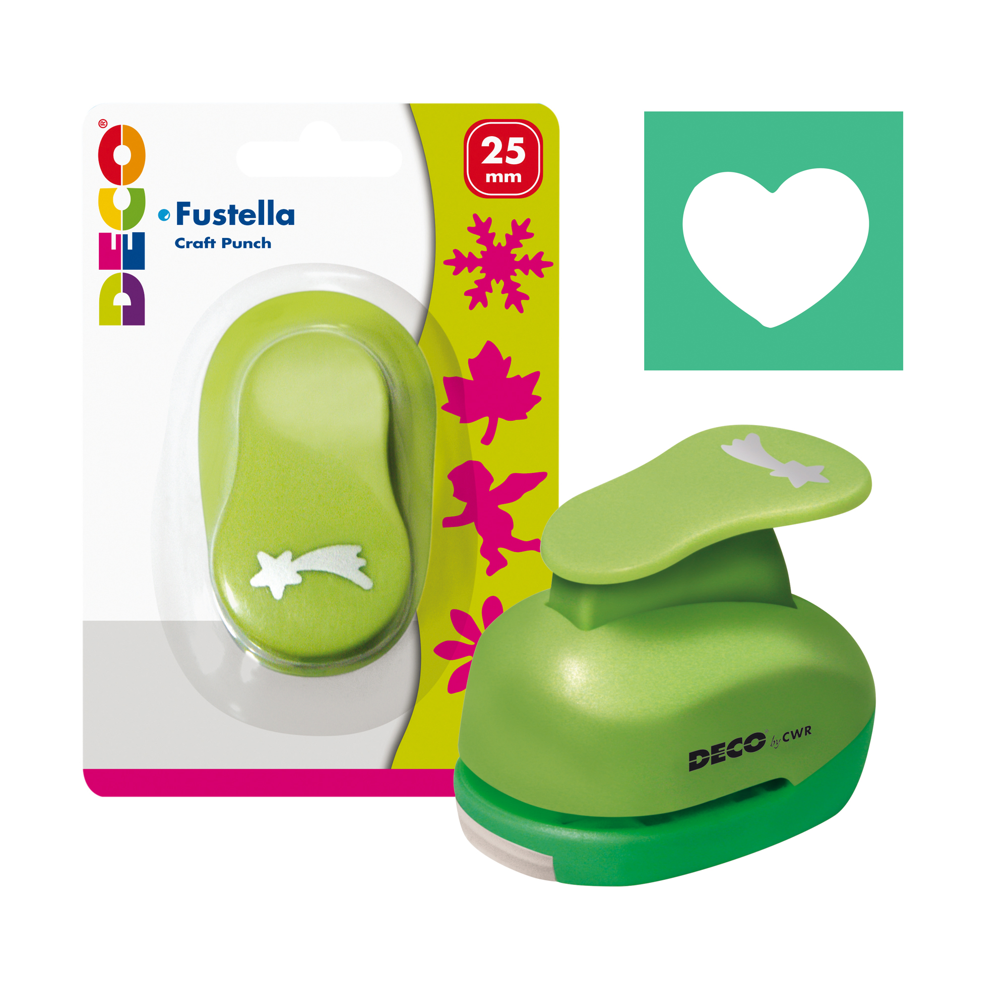 Fustella - motivo cuore - dim. sagoma 25 …