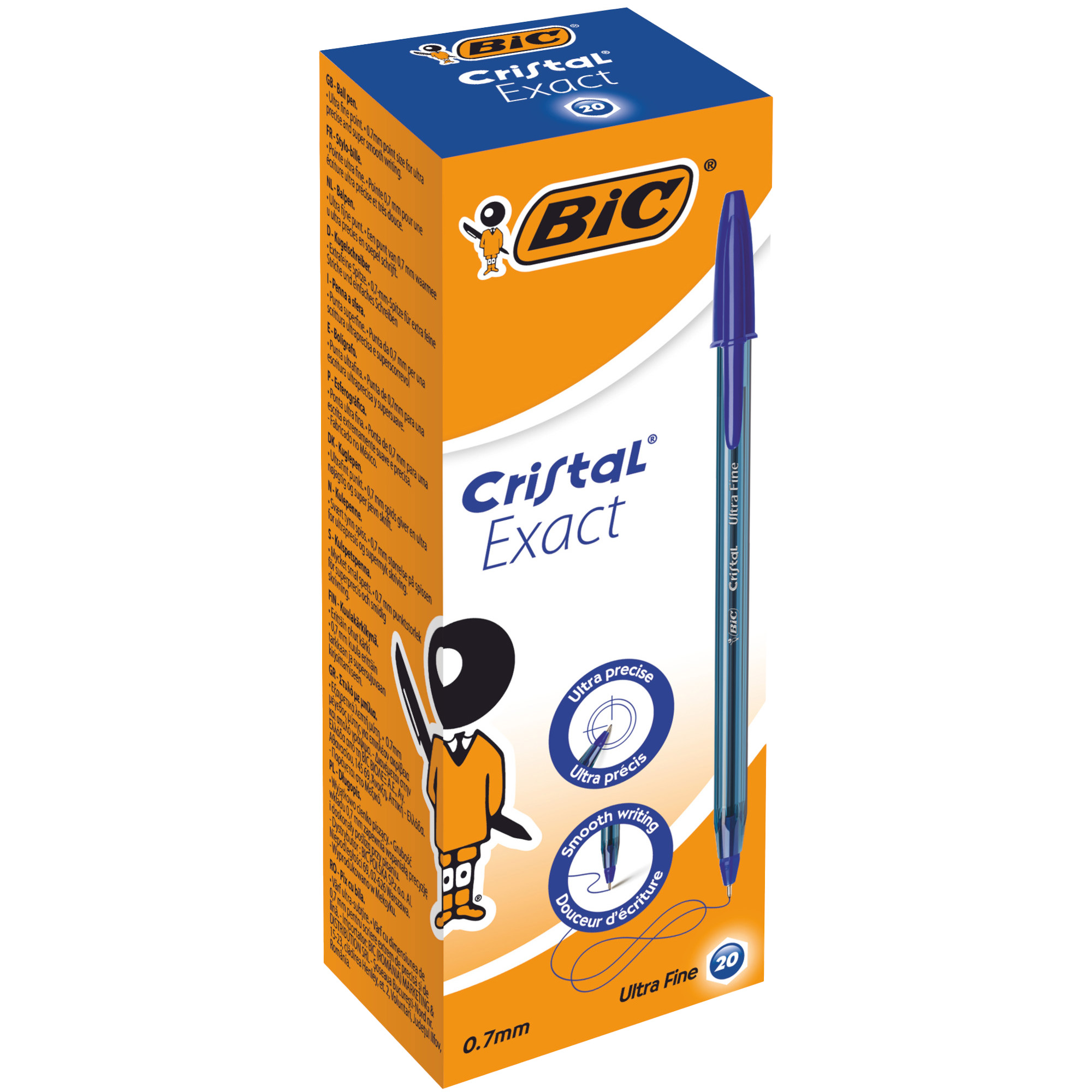 Penna a sfera con cappuccio Cristal Exact - …