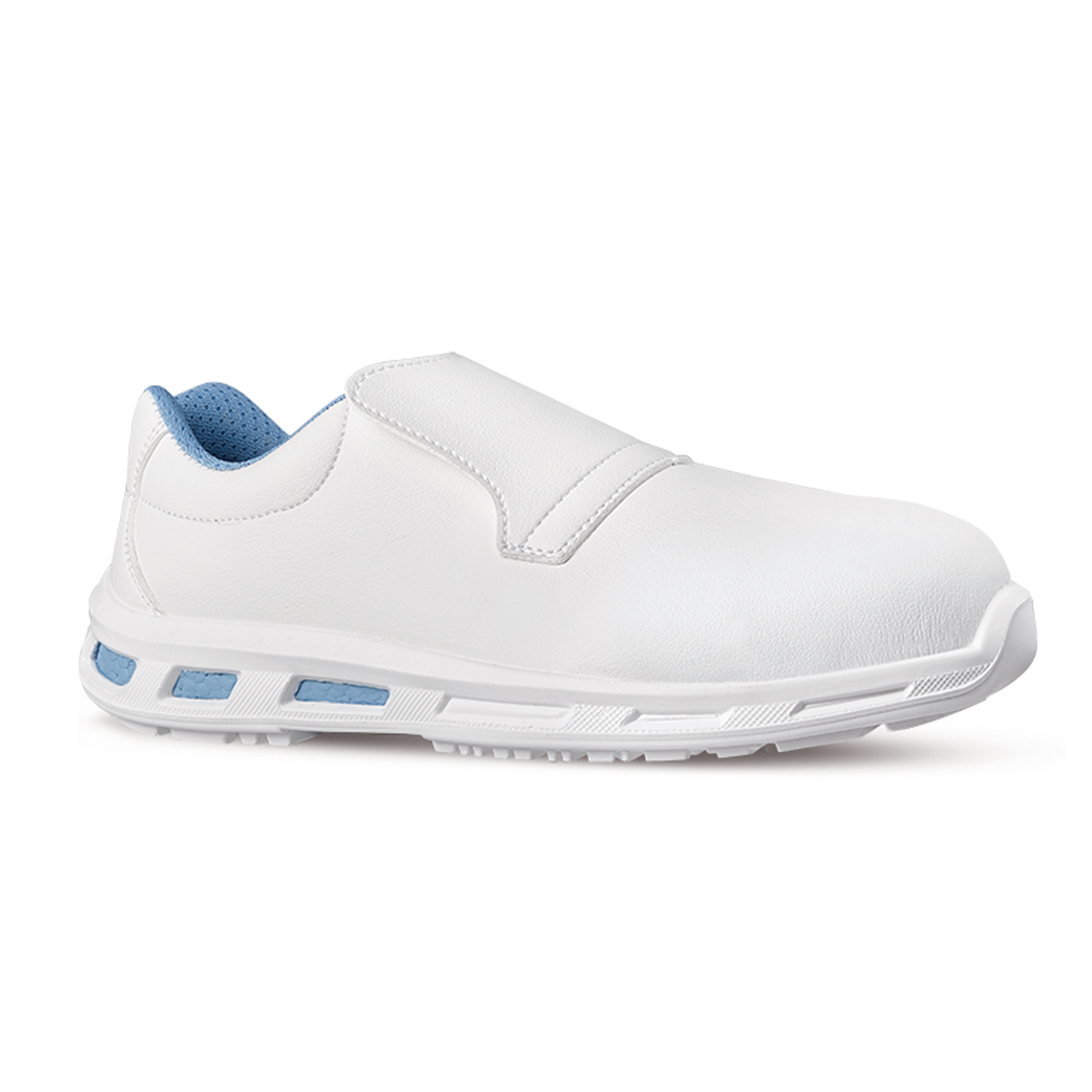 Calzatura di sicurezza Blanco S2 FO SR - pelle idrorepellente - bianco - taglia 45 - U-Power