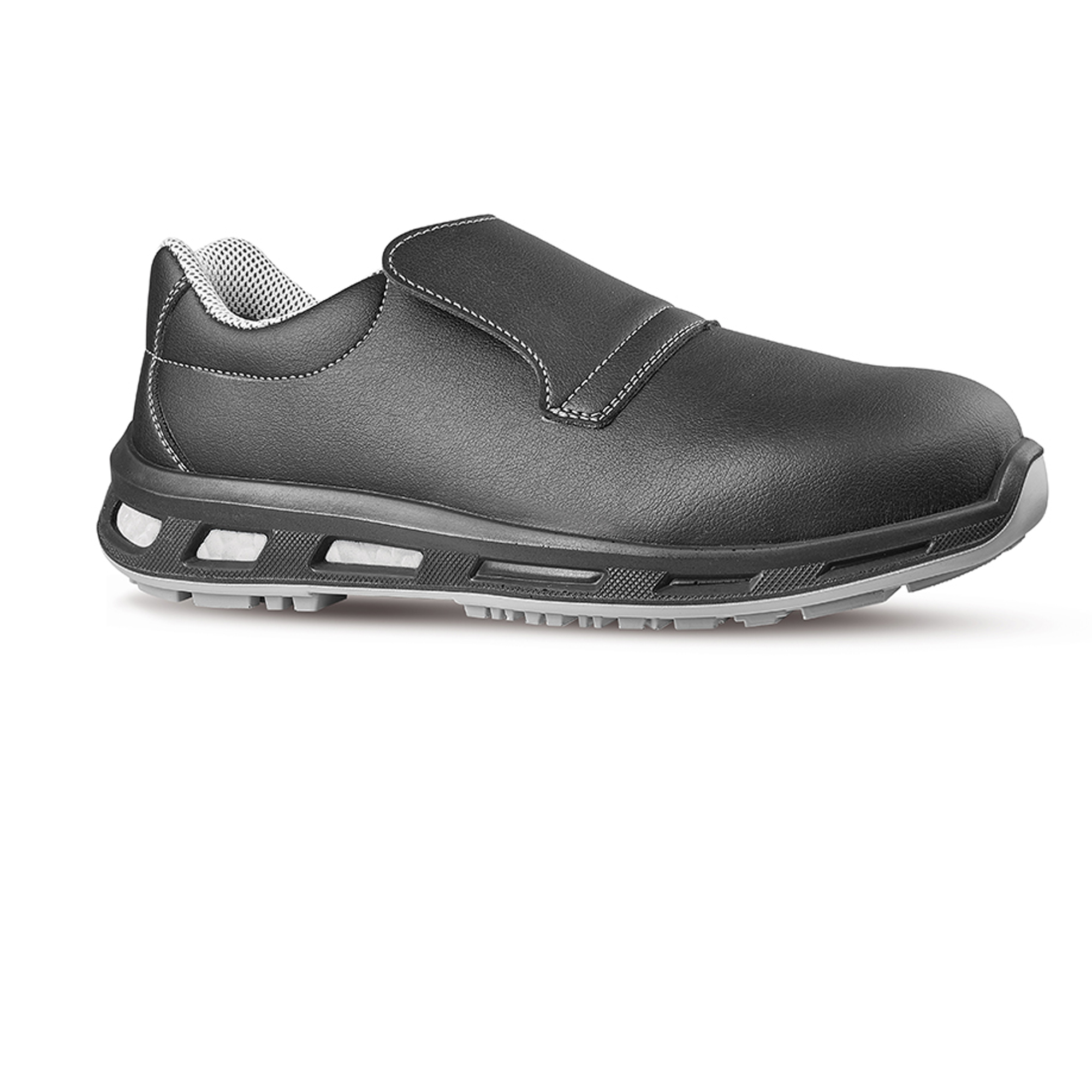 Calzatura di sicurezza Noir S2 FO SR - pelle idrorepellente - nero - taglia 44 - U-Power
