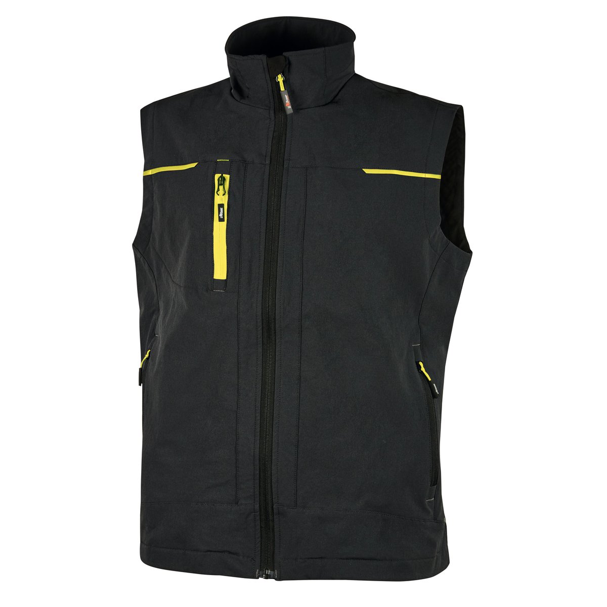 Gilet da lavoro Saturn - nero/giallo - taglia …