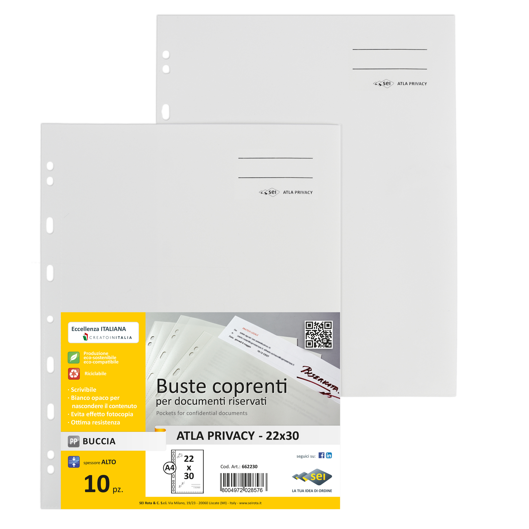Buste con foratura universale Atla Privacy - per …