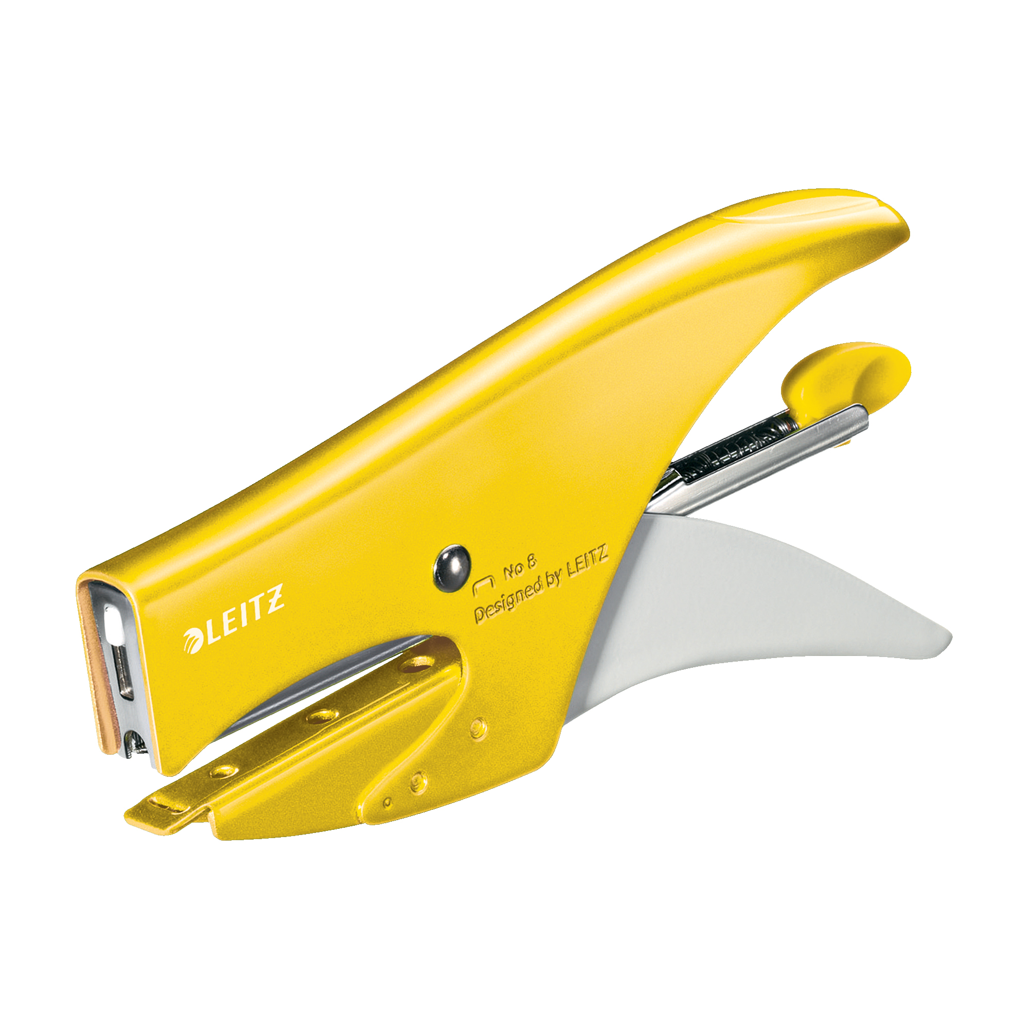 Leitz WOW - Graffatrice - 15 fogli / 1.5 mm - No.8, 6/4 - metallo - giallo