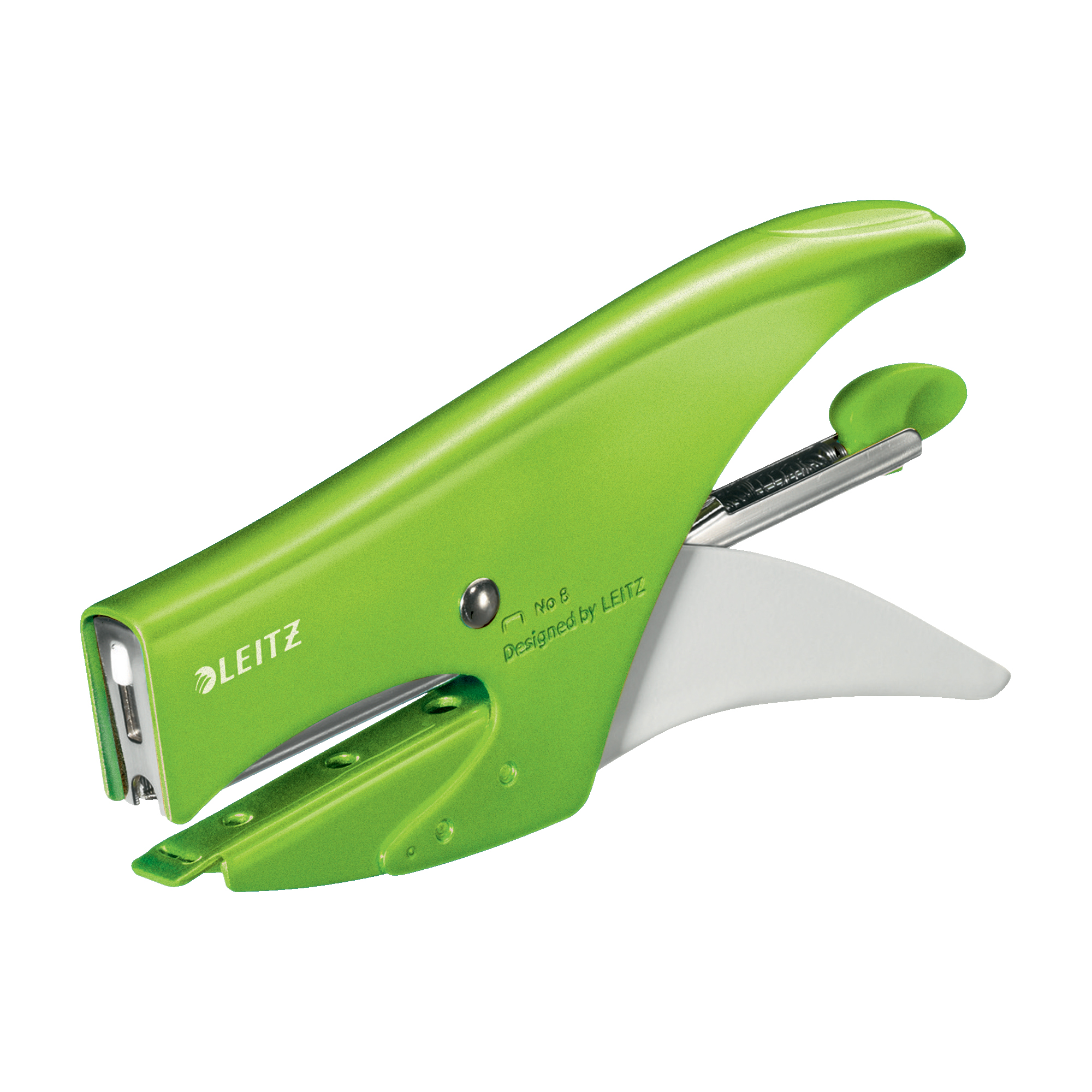 Leitz WOW 5547 - Graffatrice - 15 fogli / 1.5 mm - No.8, 6/4 - metallo - verde