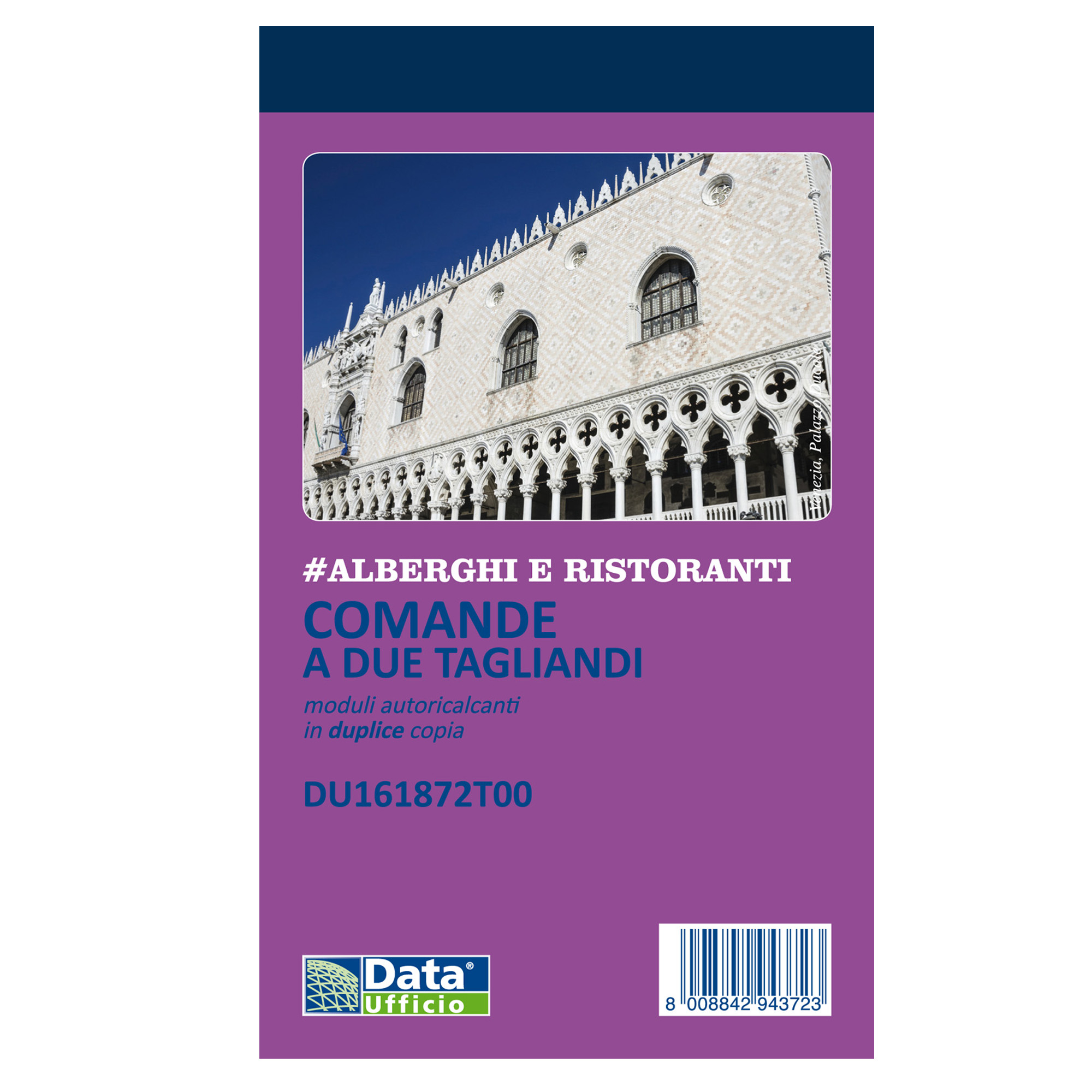 Data Ufficio - Ordini generici - 25 fogli - 100 x 168 mm - duplicato - senza carbonio - numerato
