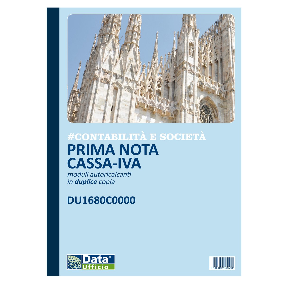 Blocco prima nota cassa/IVA - 50/50 copie autoricalcanti …