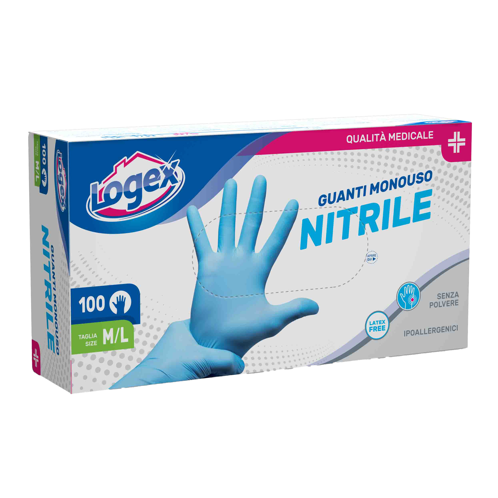 Guanti in nitrile non talcato - per uso …