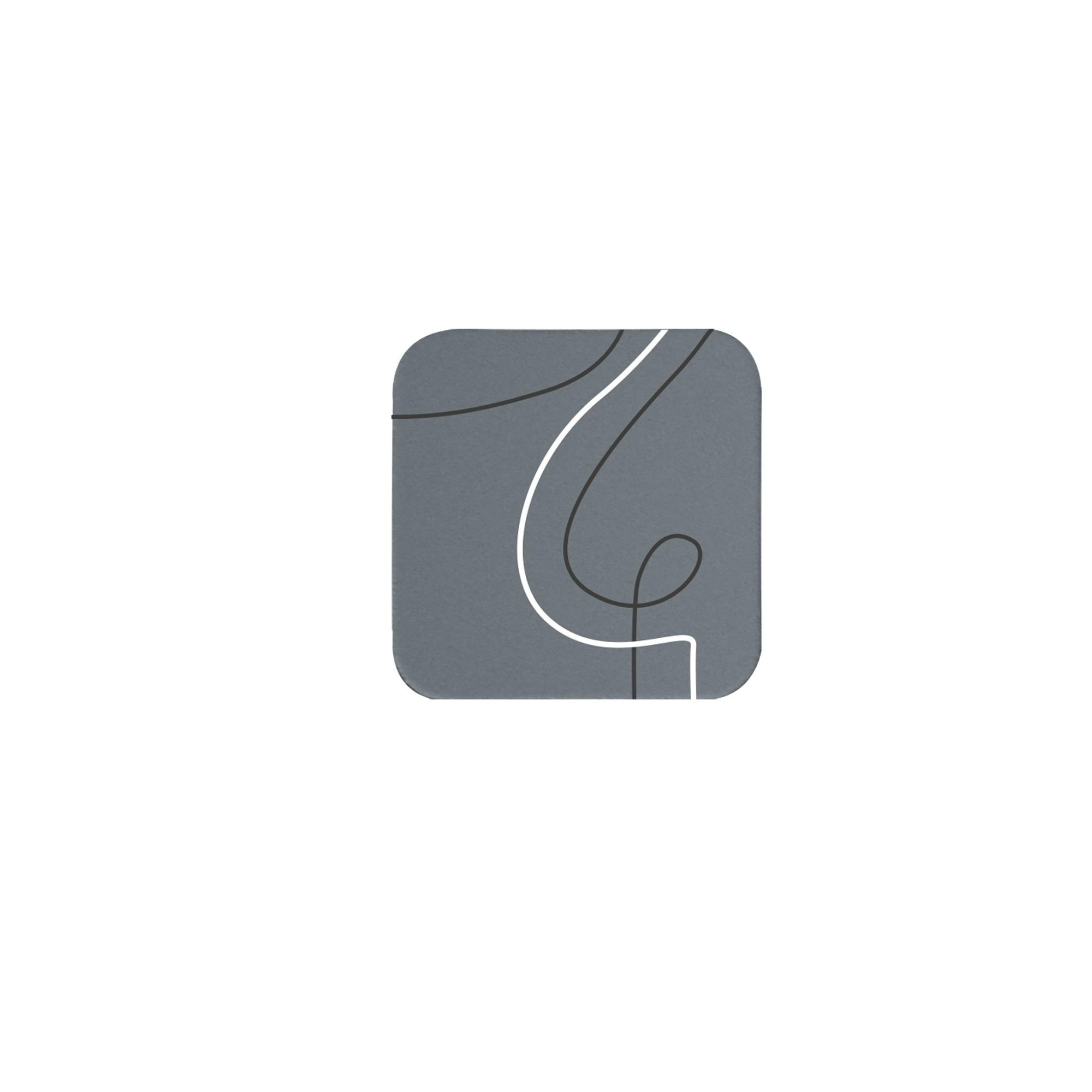 Sottobicchiere linea Linee - 10 x 10 cm …