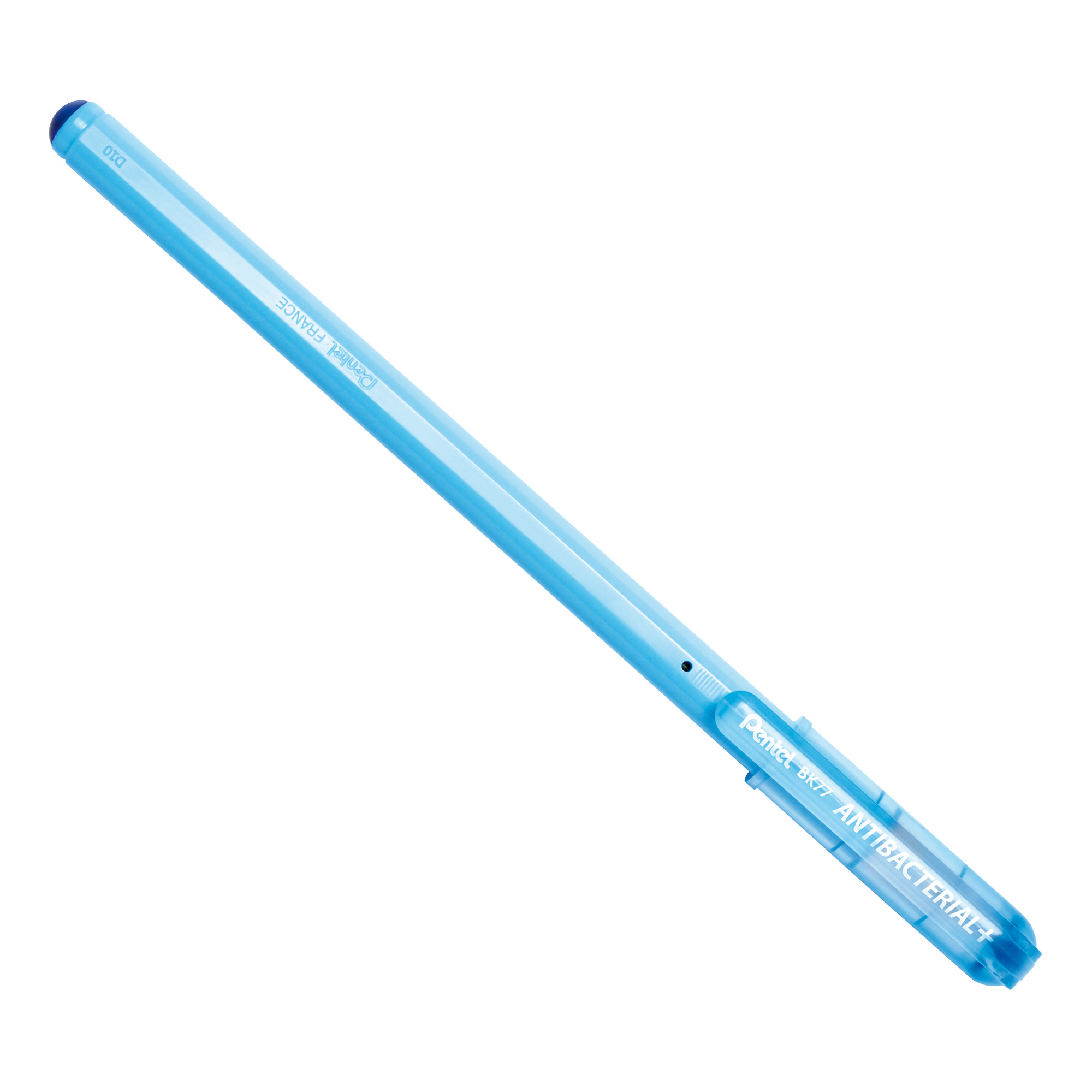 Pentel Superb Antibacterial+ - Penna a sfera - blu - inchiostro a base olio - 0.7 mm - fine