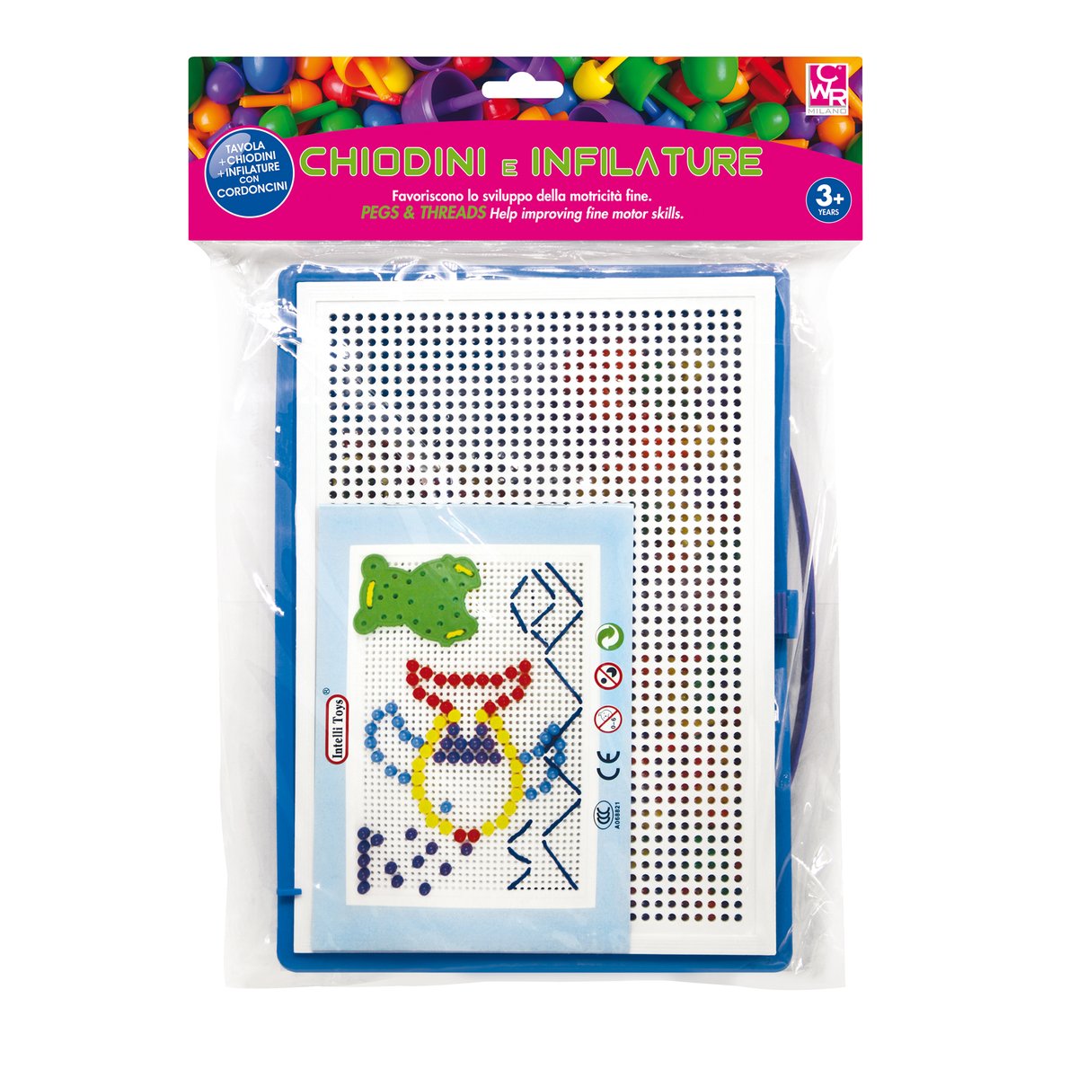 Set chiodini e infilature in plastica - colori …
