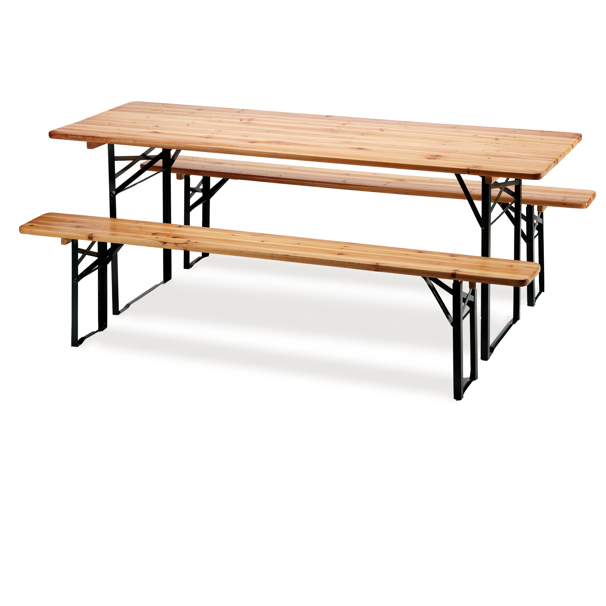 Set birra pieghevole - legno/verde scuro - Garden …