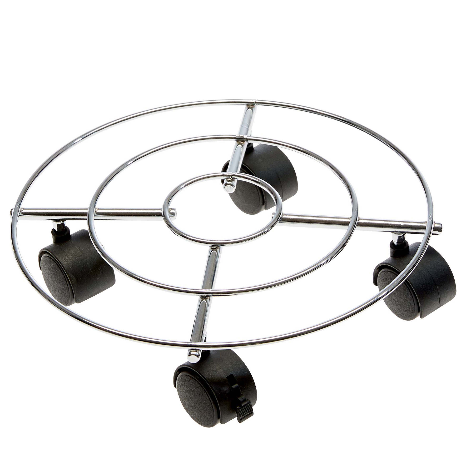 Trolley portavaso in acciaio - Ø 30 cm …