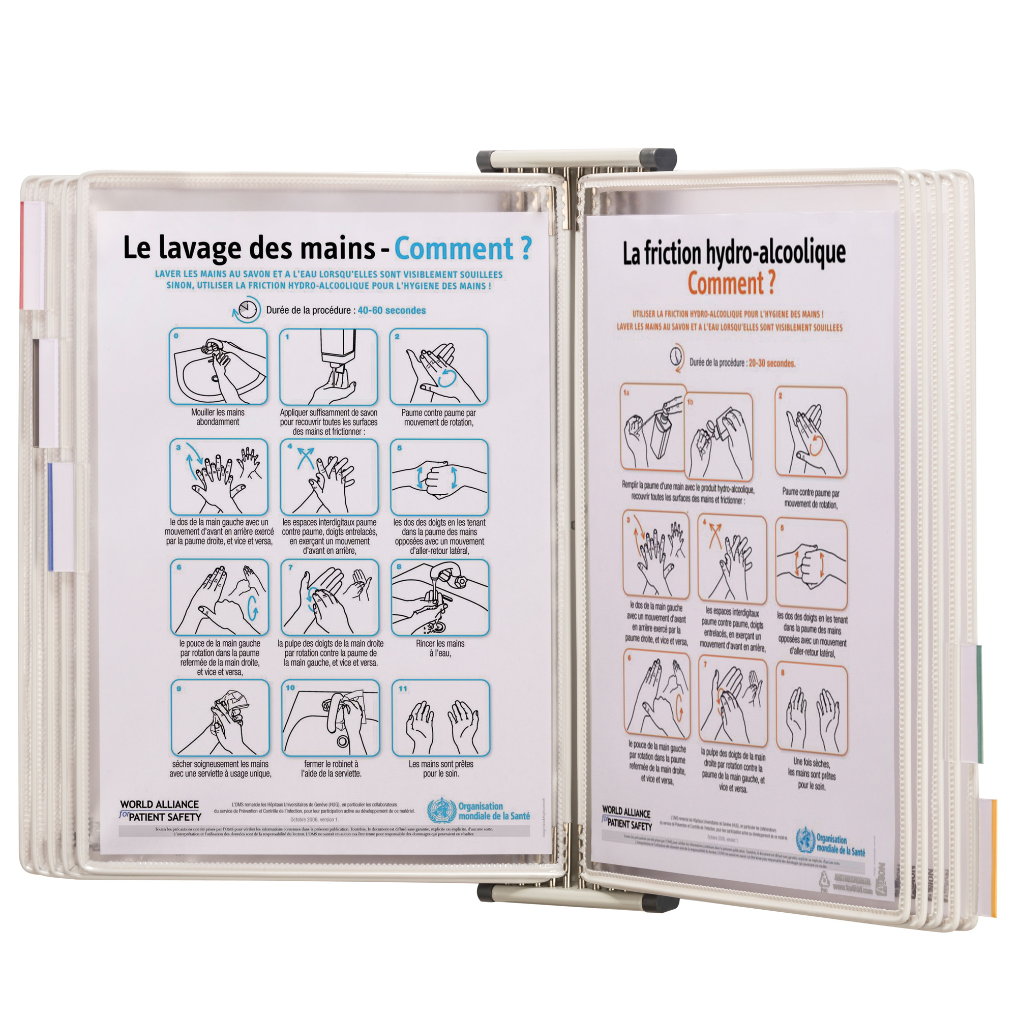 Leggio antibatterico - da muro - 10 buste …