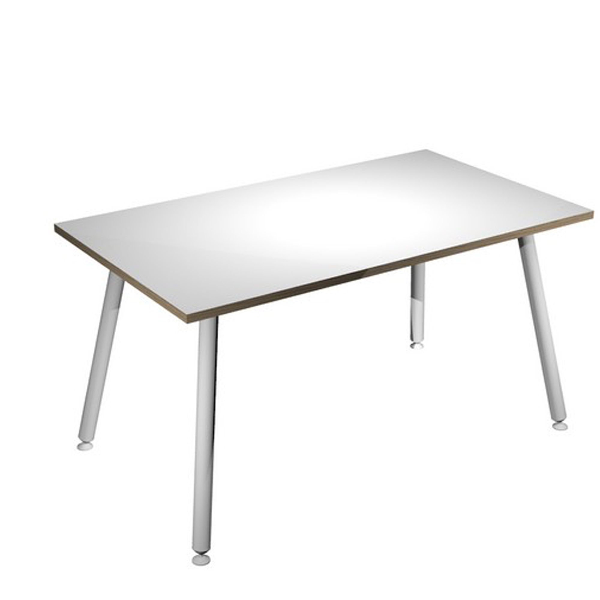 Scrivania Skinny Metal - 140 x 80 x H 74,4 cm - bianco