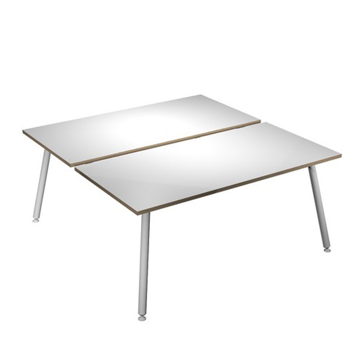 Scrivania Skinny Metal a 2 postazioni contrapp. - …