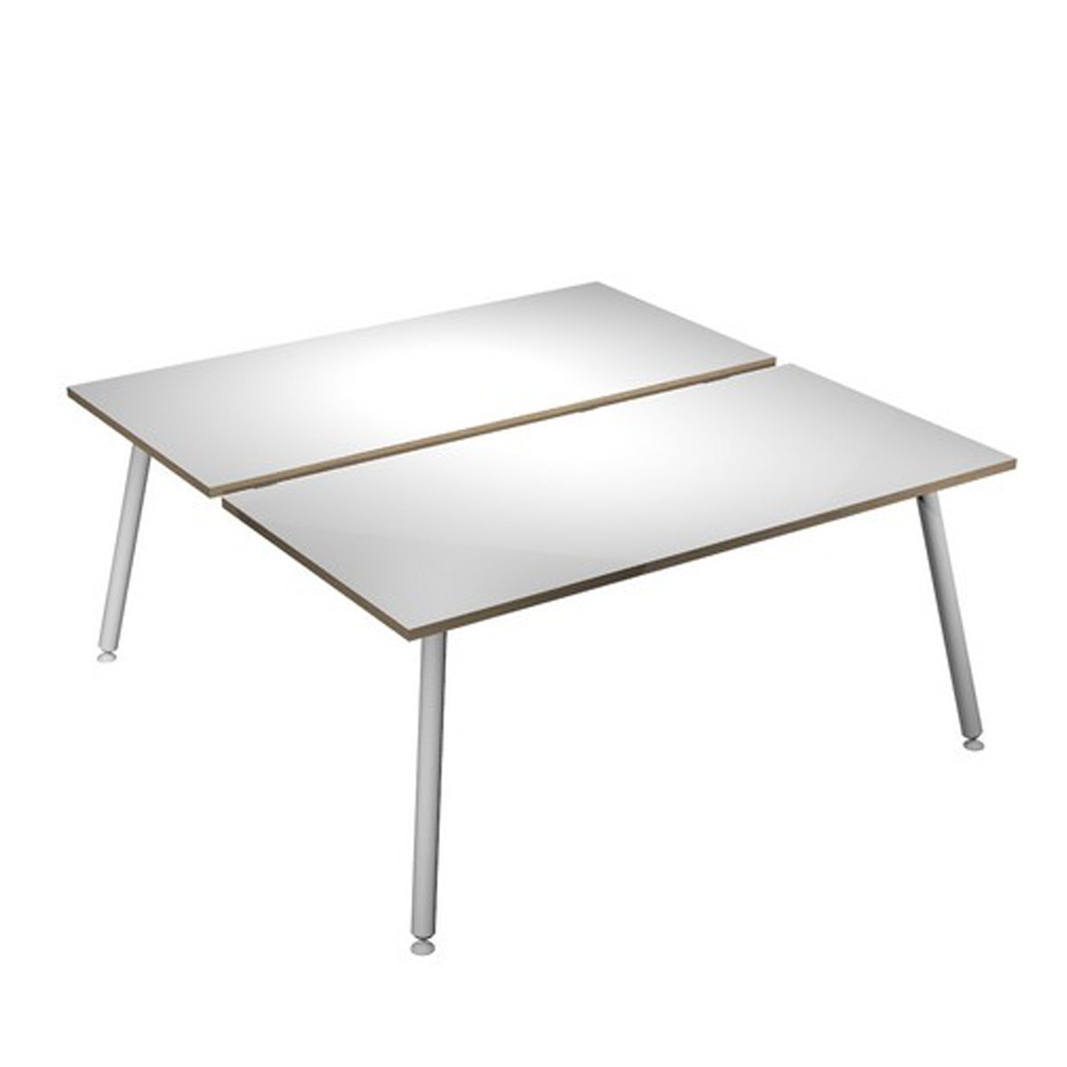 Scrivania Skinny Metal a 2 postazioni contrapp. - …