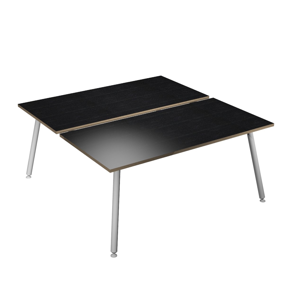 Scrivania Skinny Metal a 2 postazioni contrapp. - …