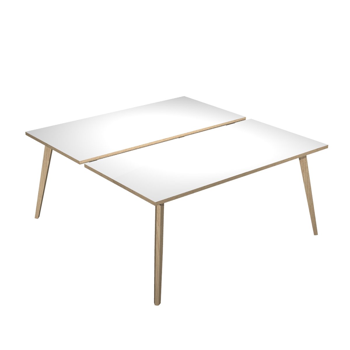 Scrivania Woody a 2 postazioni contrap. - 120 …