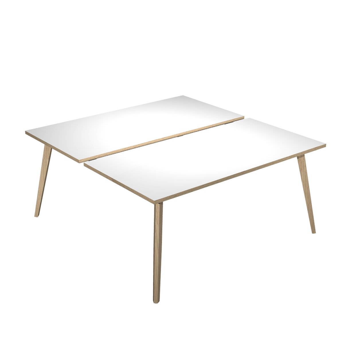 Scrivania Woody a 2 postazioni contrap. - 140 …